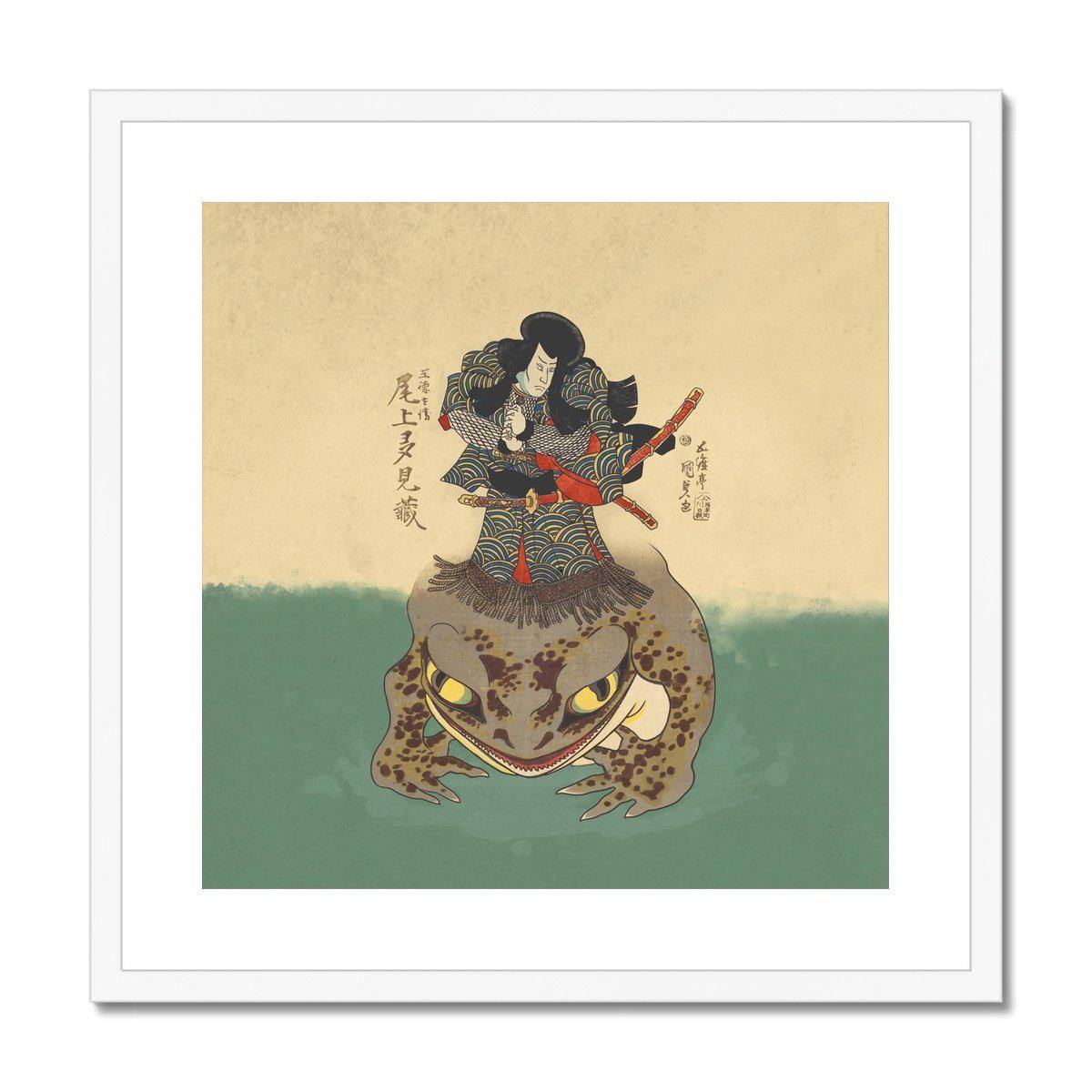 ACTOR ONOE TAMIZO II AS TENJIKU TOKUBEI | Framed Print