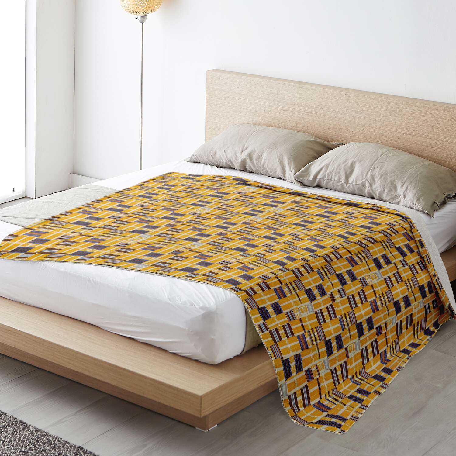 African Blanket: Kente Cloth Design (Asante)