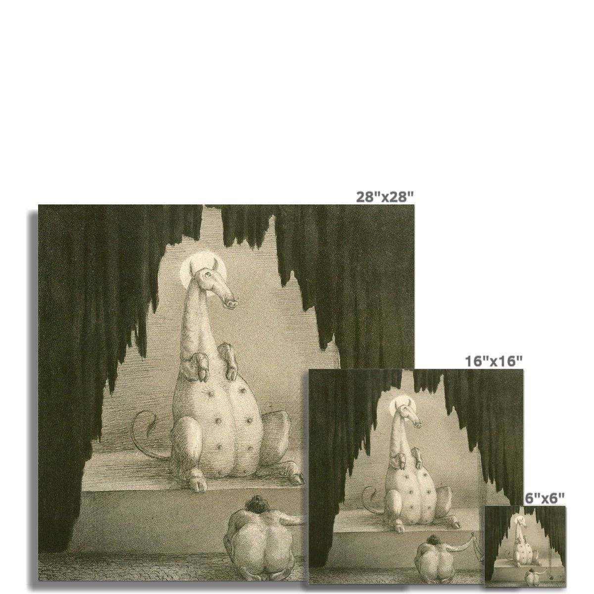 Alfred Kubin, Adoration, 1900 Symbolist Expressionism Occult Surreal Dark Worship | Wiccan Pagan Supernatural Gothic Giclée Fine Art Print