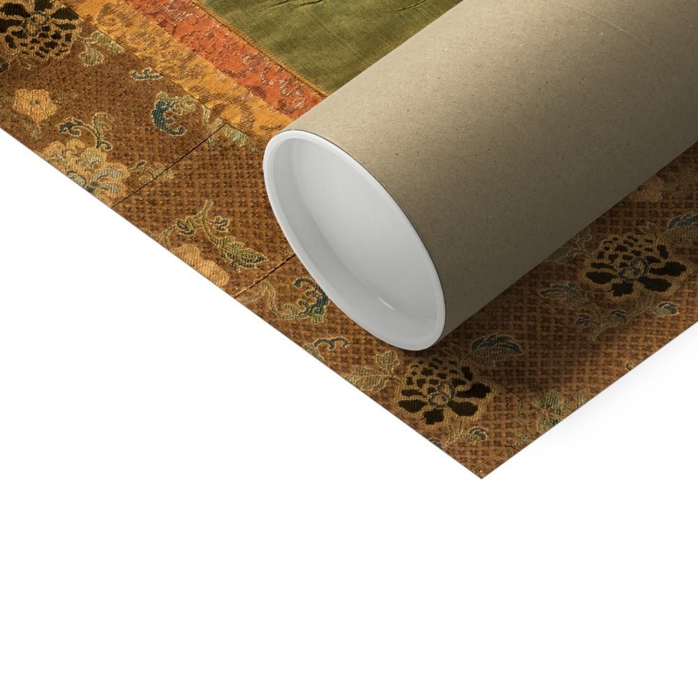 Amitabha (Amitayus), the Bodhisattva of Limitless Life, Tibetan Antique Fine Art Print