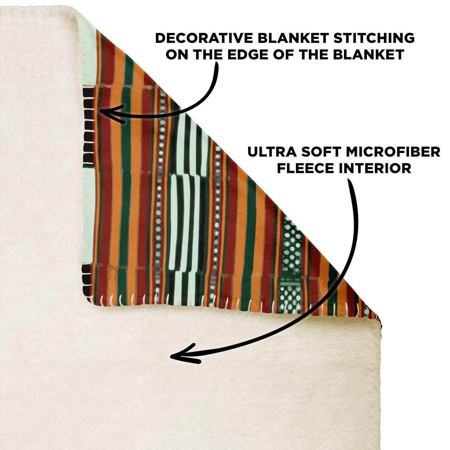 Antique African Blanket Design: Gao Culture, Timbuktu