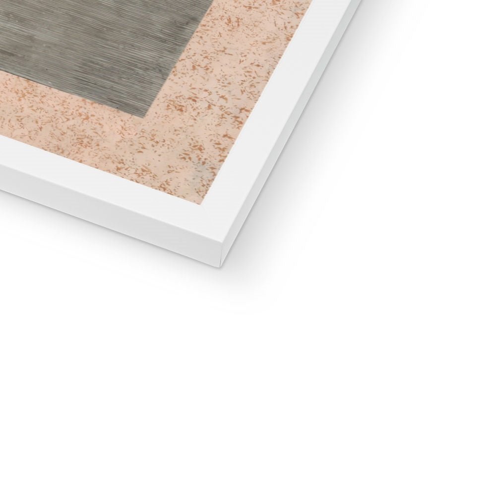 Framed Antique Indian Mythological Tiger Woman (Yali) | Indian Hindu Vedic Om Cat Gift Framed Art Print