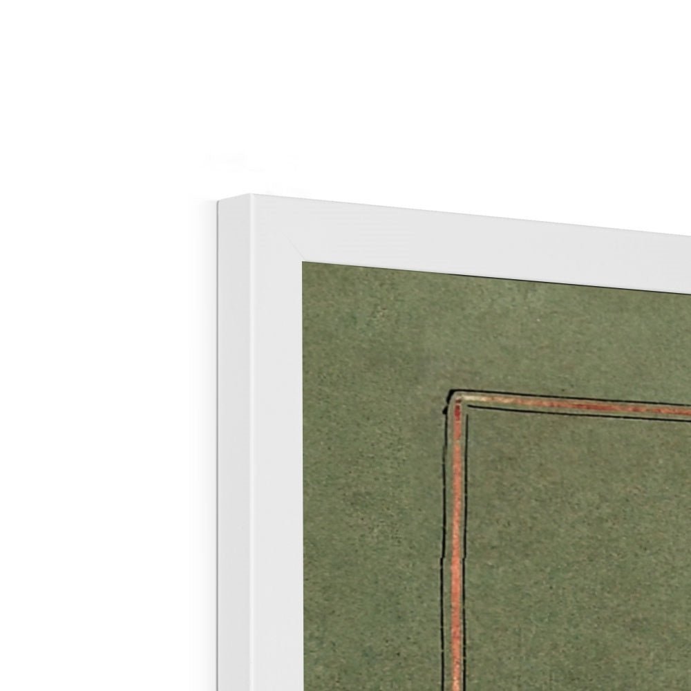 Arabic Poem of Divine Love | Vassal-i Shirazi Islamic Calligraphy | 19th Century Abstract Sufi (Rumi) Muslim Framed Art Print