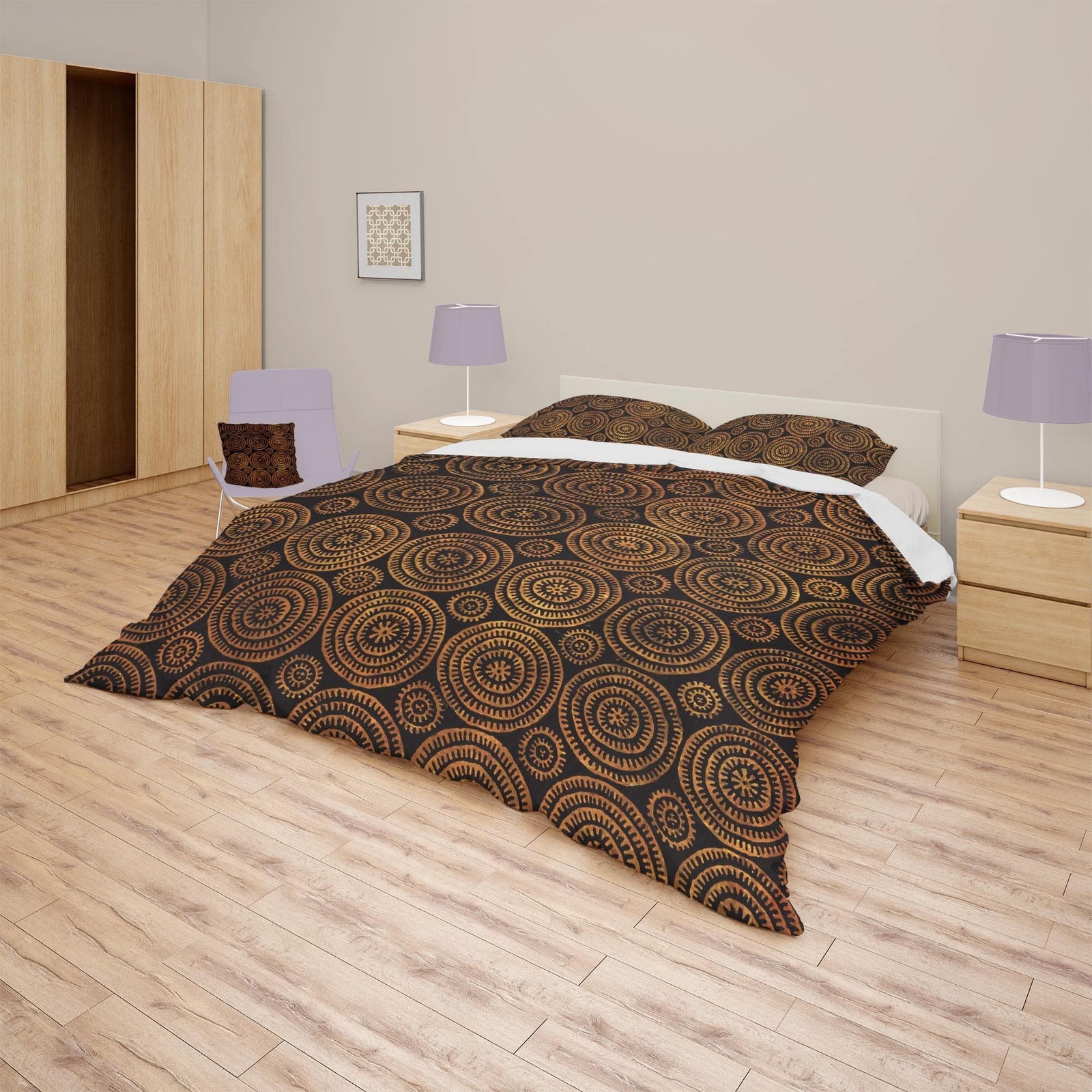 Bedding Set, African Bamana Culture Design