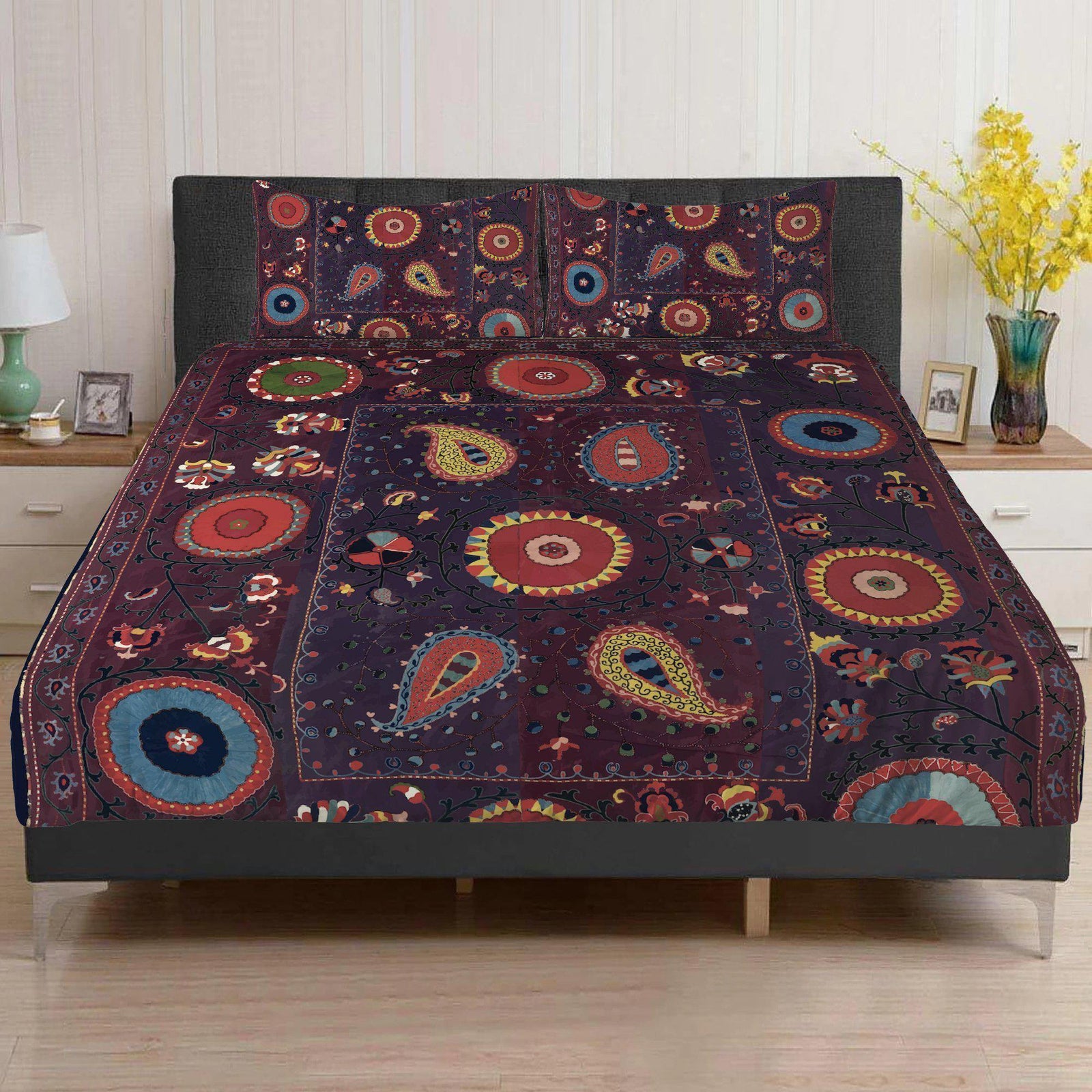 Bedding Set, Suzani Culture Tribal Design