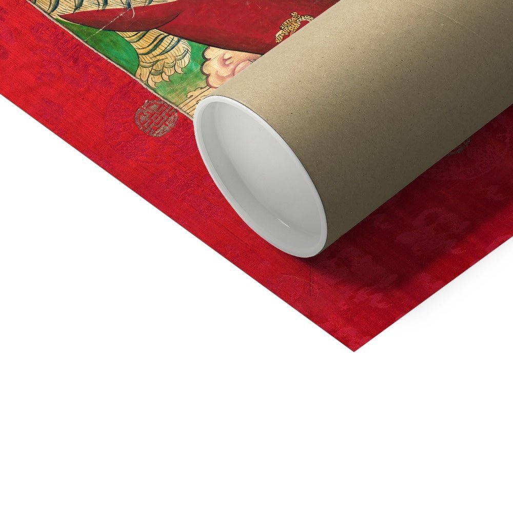 Bhavacakra Mandala (Wheel of Life) Tibetan Buddhist Thangka Yantra Vintage Demon Reincarnation Transmigration Nepal Giclée Fine Art Print