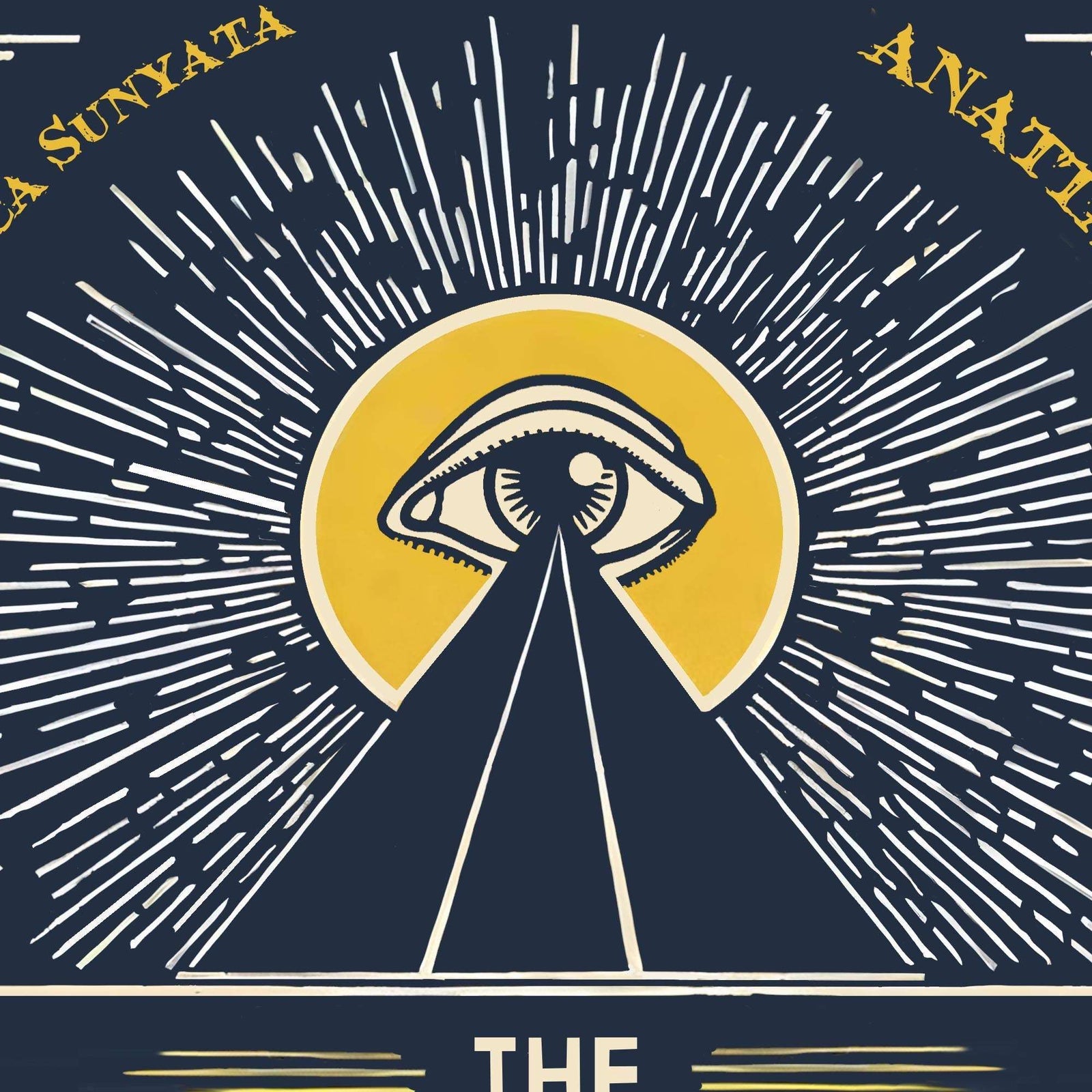 Cosmos Is Made of Mind | Zen Ch'an Buddhist Emptiness Impermanence Dharma | Eye of Provenance Mystical Pyramid Graphic Art T-Shirt