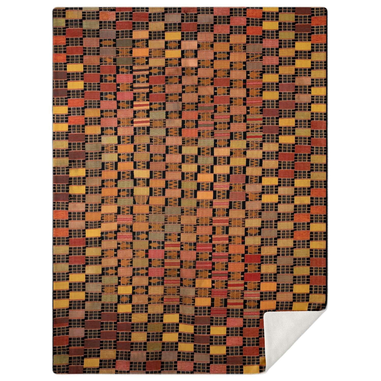 EWE CULTURE TRADITIONAL DESIGN | Sherpa Fleece Blanket