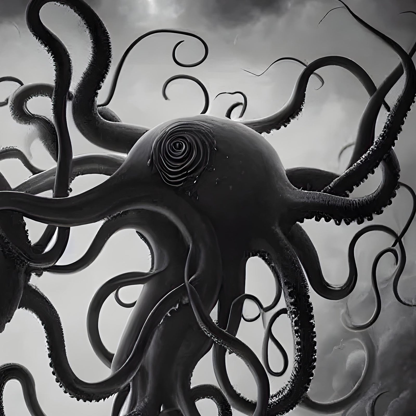 Extraterrestrial Octopus Original Art | Alien Invasion, War of the Worlds | Lovecraft Cthulhu | Surreal Art T-Shirt