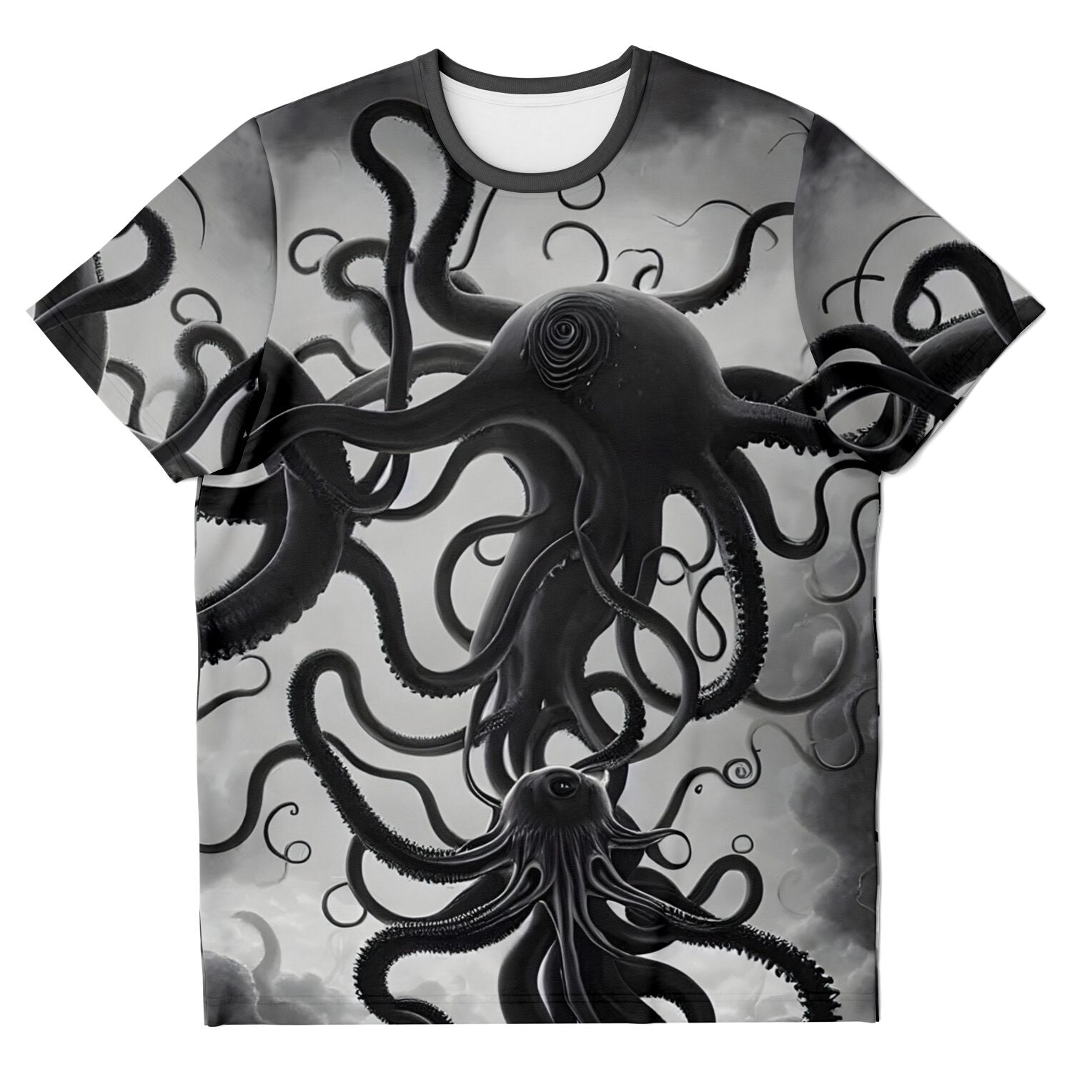 Extraterrestrial Octopus Original Art | Alien Invasion, War of the Worlds | Lovecraft Cthulhu | Surreal Art T-Shirt