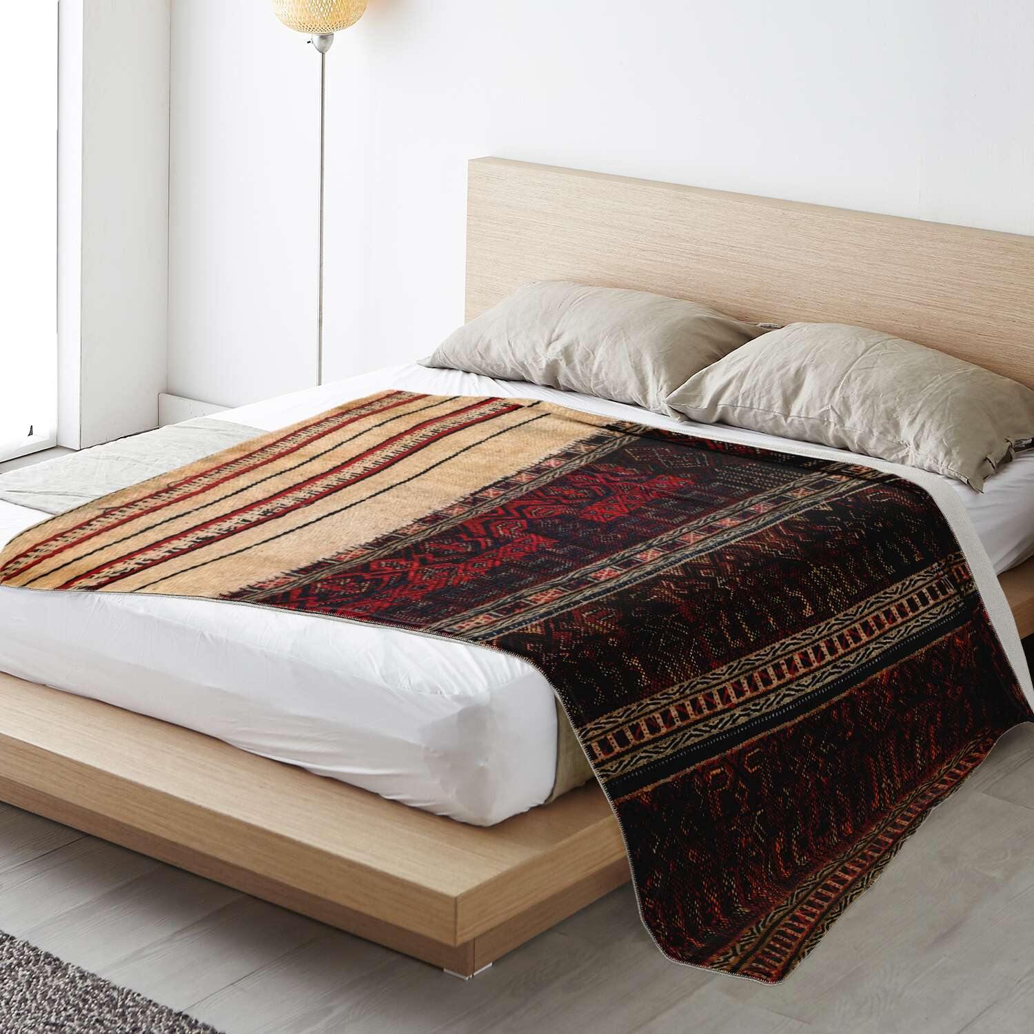 Fleece Blanket - Li Culture Traditional Woven Design