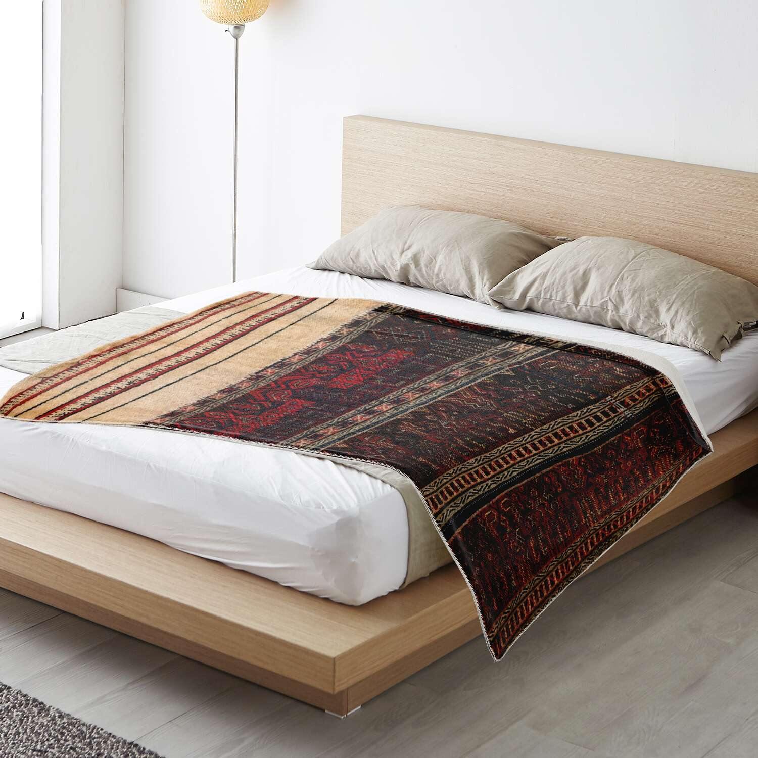 Fleece Blanket - Li Culture Traditional Woven Design