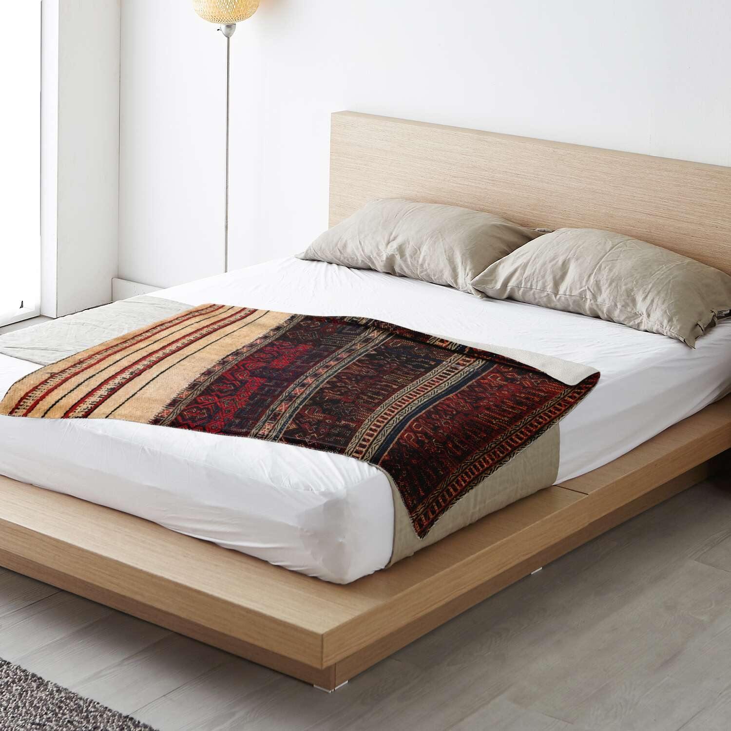 Fleece Blanket - Li Culture Traditional Woven Design