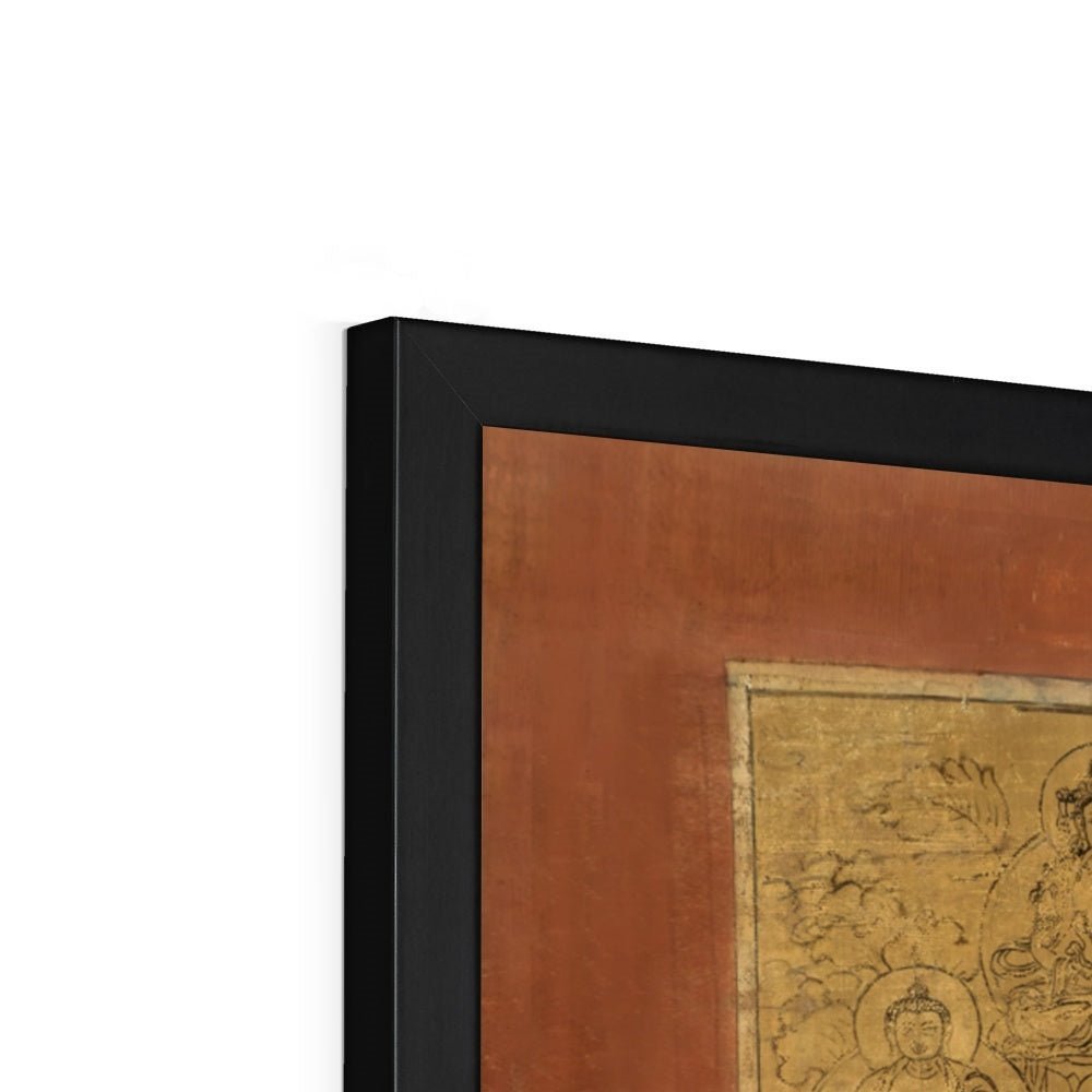 Framed Avalokiteshvara Buddha of Compassion | Guan Yin, Kuan Yin Bodhisattva | Meditation Mindfulness Yoga Framed Art Print