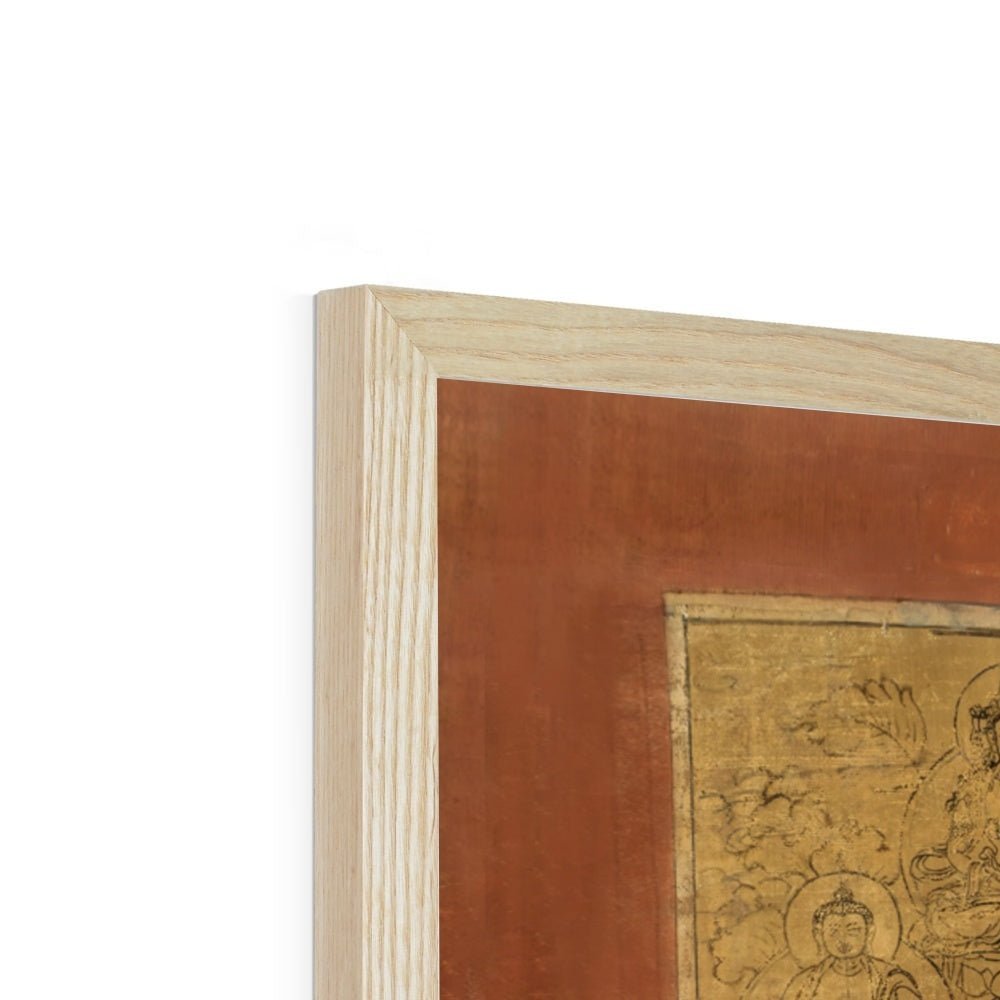 Framed Avalokiteshvara Buddha of Compassion | Guan Yin, Kuan Yin Bodhisattva | Meditation Mindfulness Yoga Framed Art Print