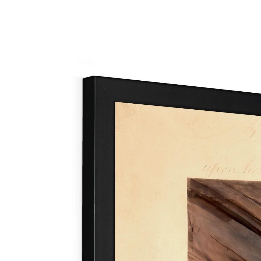 Framed Great Red Dragon and Woman Clothed In Sun | William Blake Fine Art Framed Print