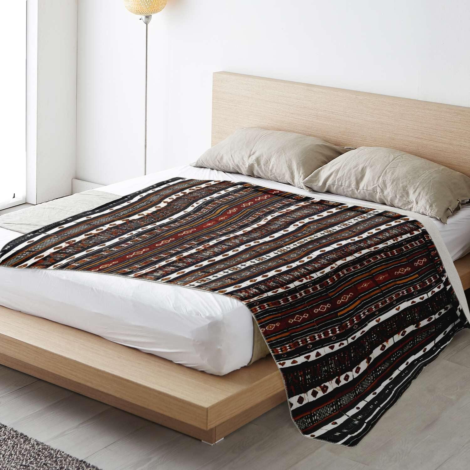 Fulani Culture Blanket Design | Sherpa Textile Fleece Blanket