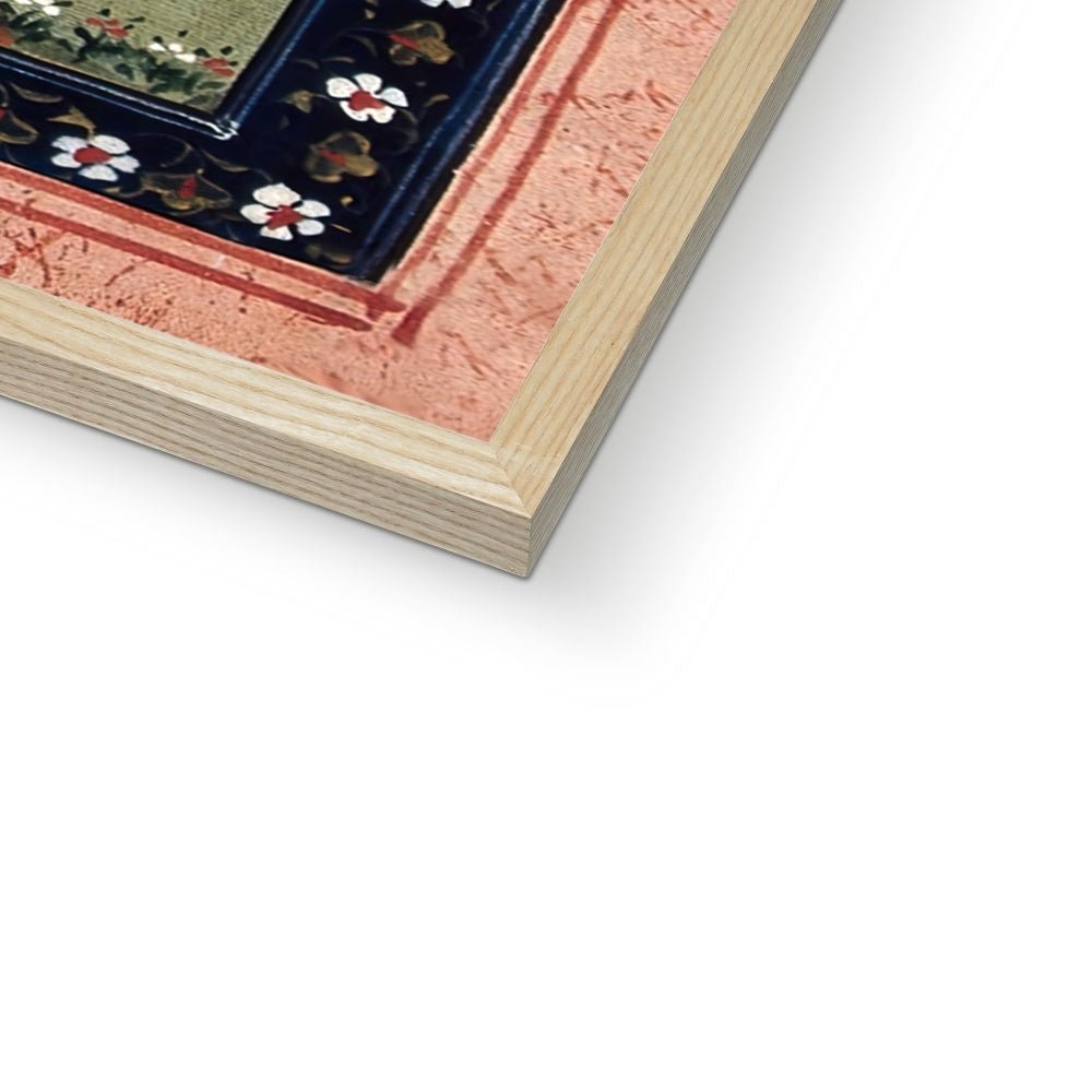 Goddess Durga, Shakti, Defeats Demon Mahishasura | Indian Mythology Folklore | Devi Bhakti Guru Framed Art Print