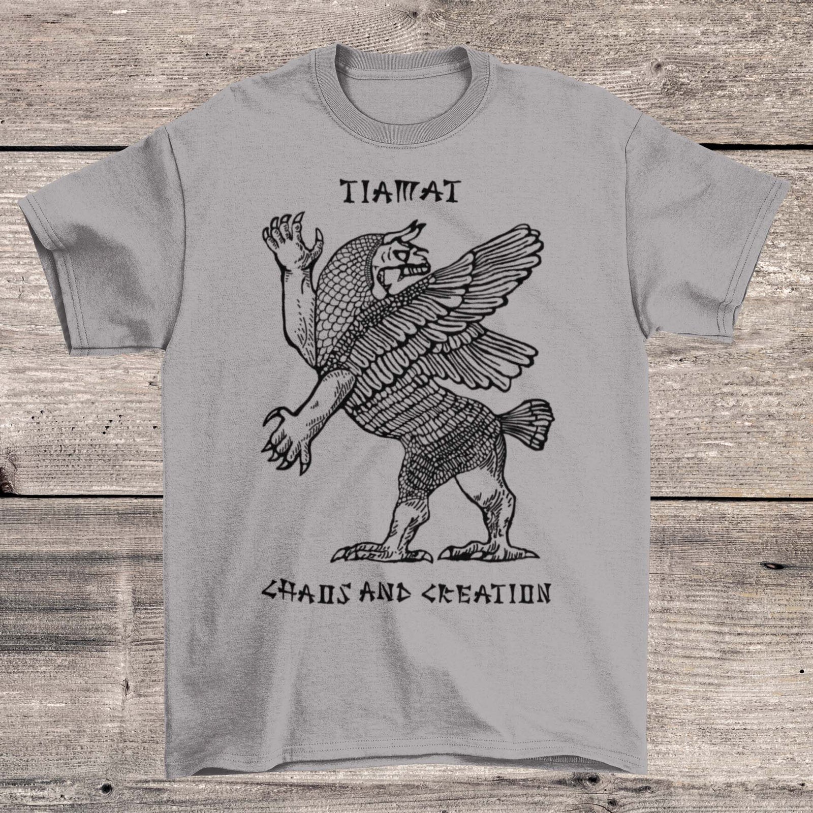 Tiamat: Chaos Creation Goddess | Ancient Babylonian, Sumerian, Mesopotamian Anunnaki Sitchen Graphic Art T-Shirt