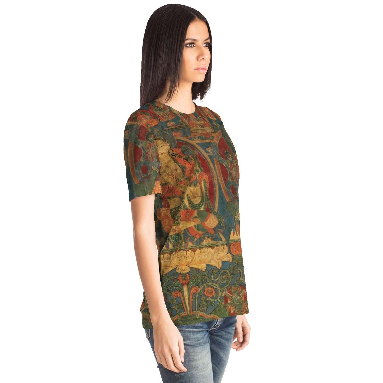 Green Tara White Tara | Tibetan Buddhist Mandala Thangka Compassion Metta T-Shirt