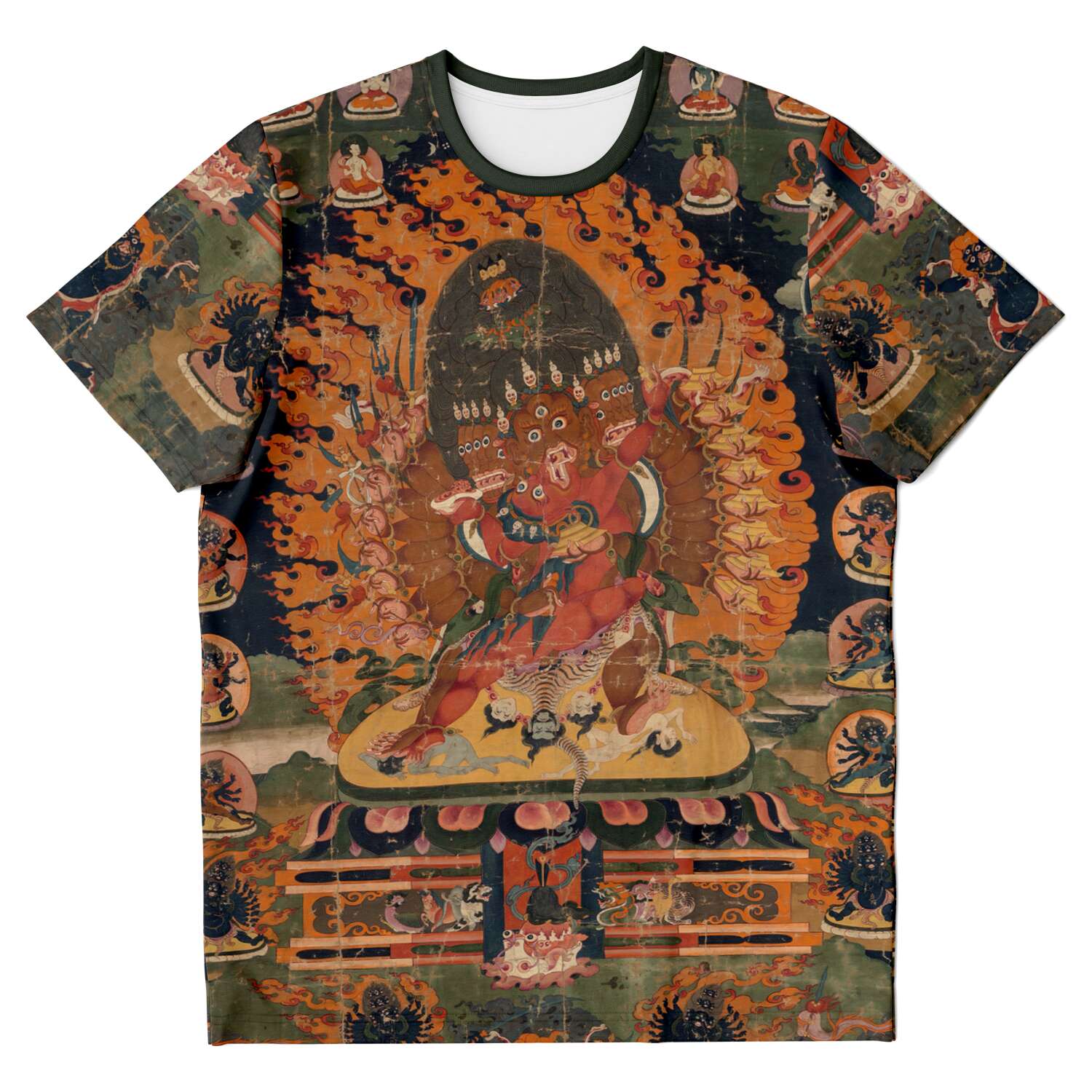 Hayagriva Yab-Yum Tibetan Thangka Vajrayana T-Shirt