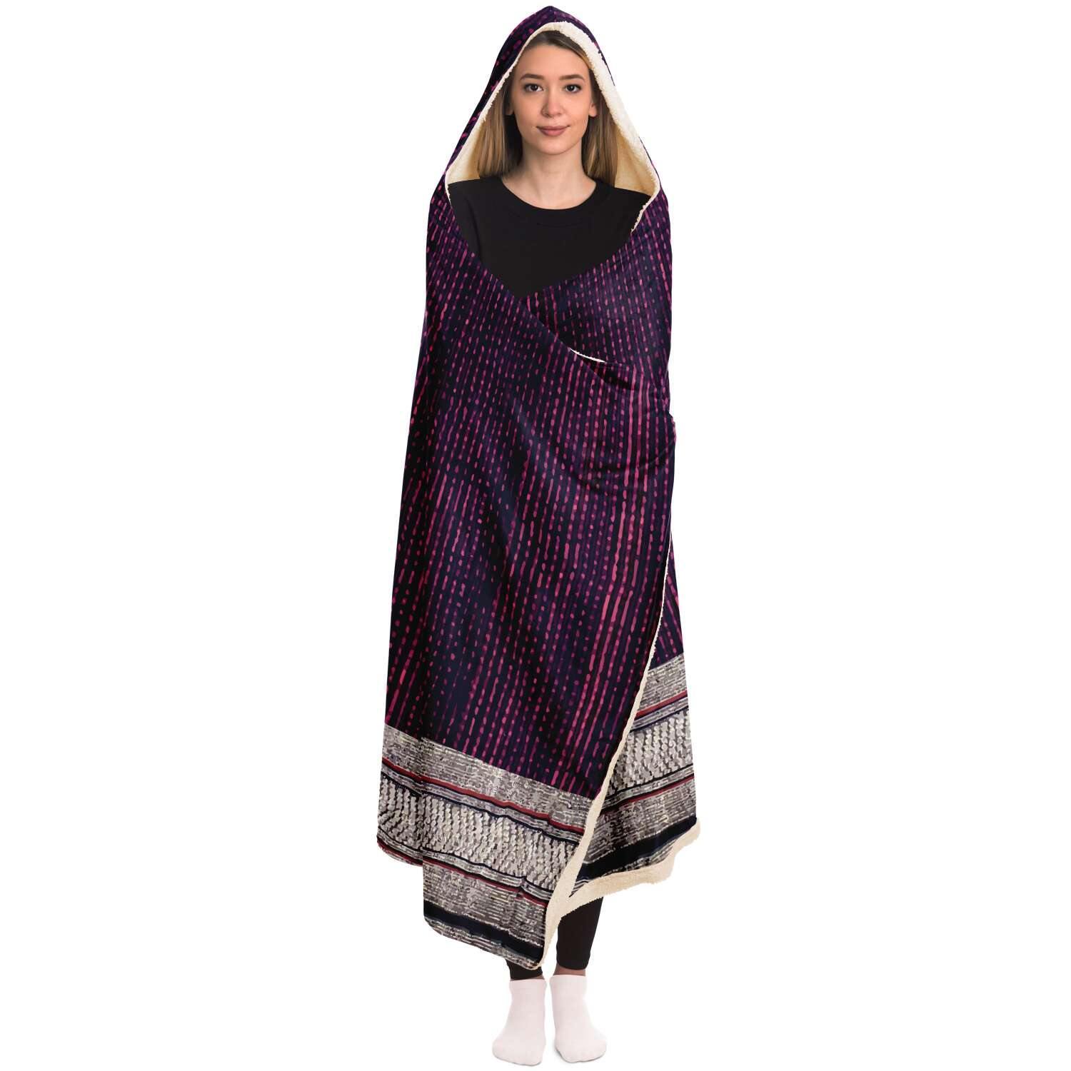 Hooded Blanket, Laos Traditional Textile Design