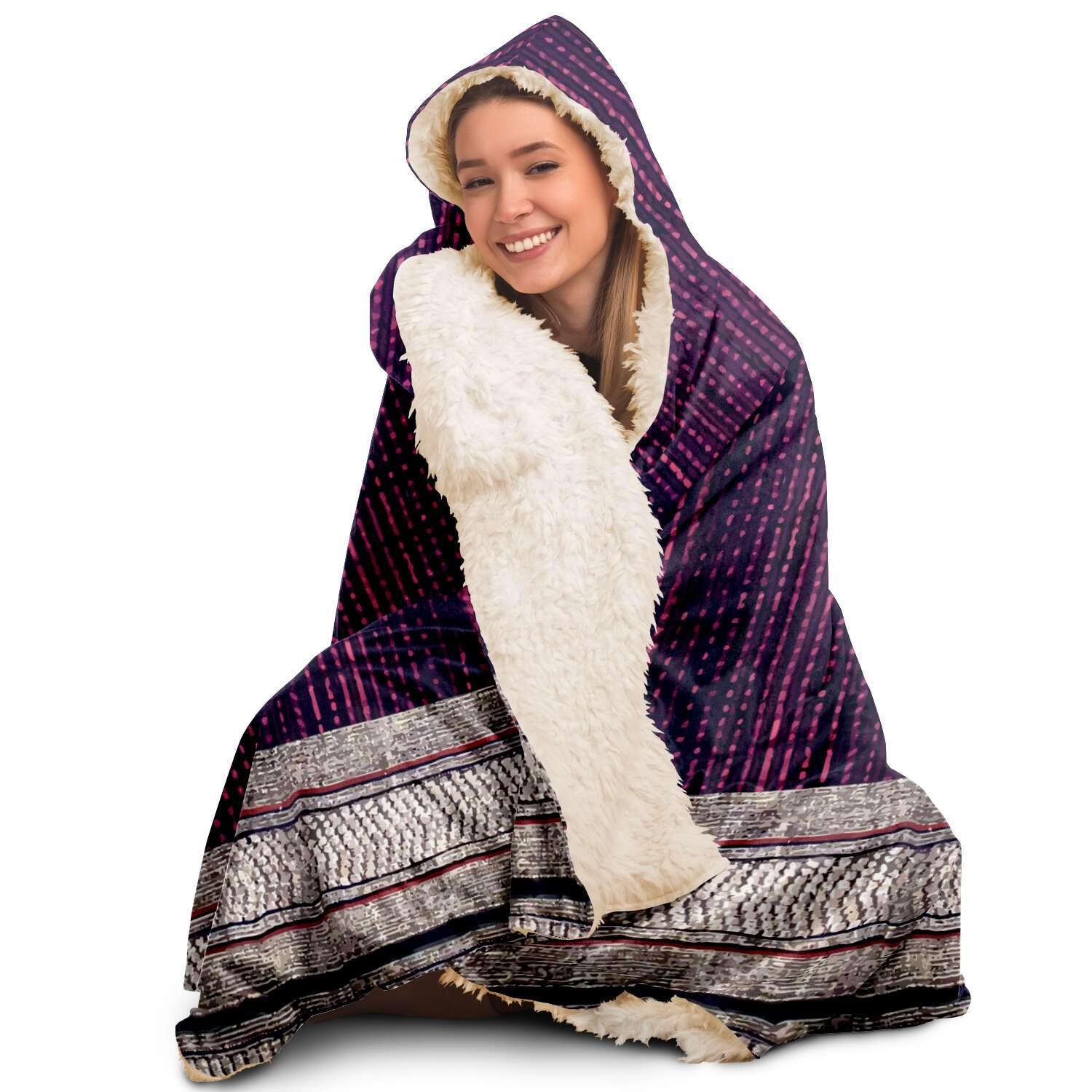 Hooded Blanket, Laos Traditional Textile Design