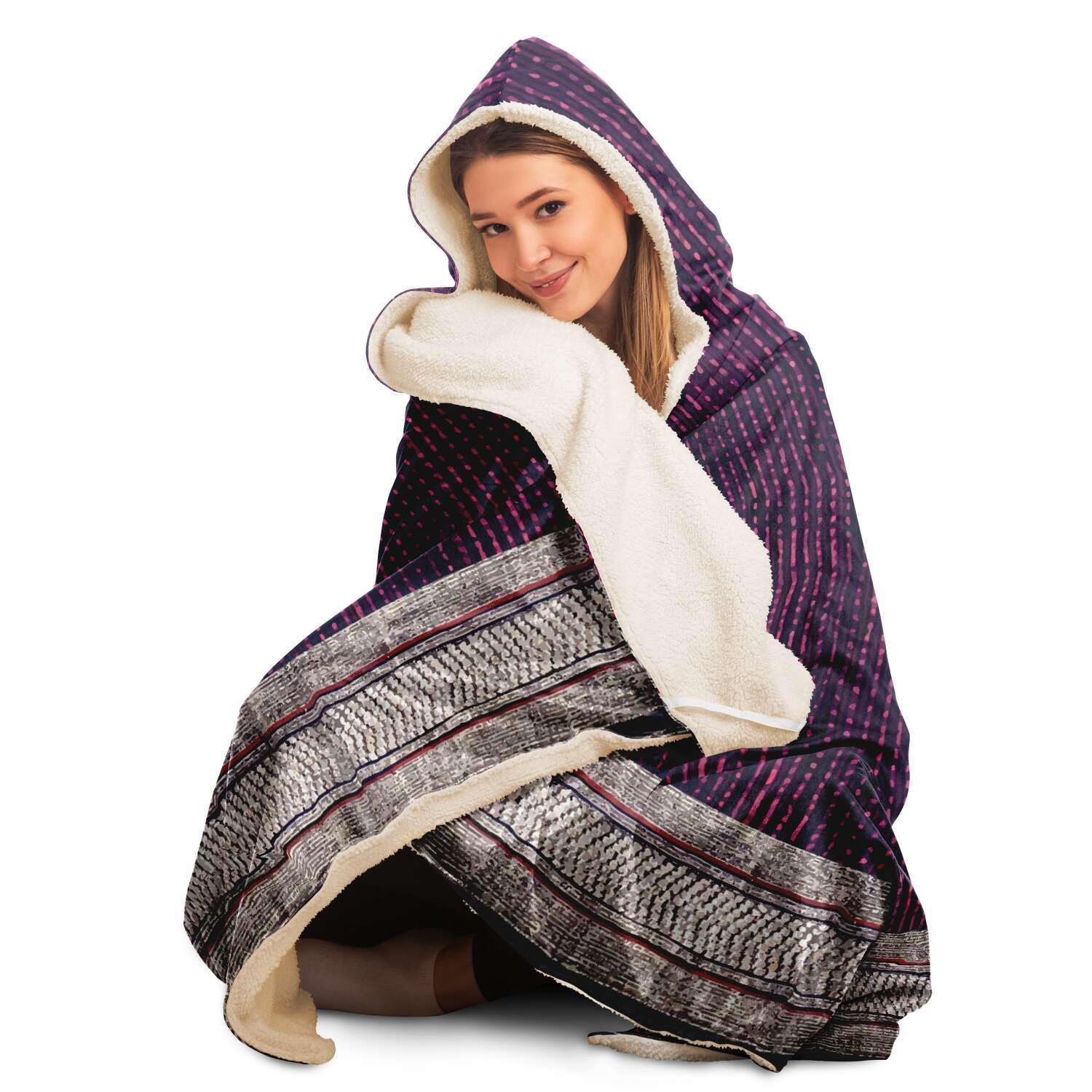Hooded Blanket, Laos Traditional Textile Design