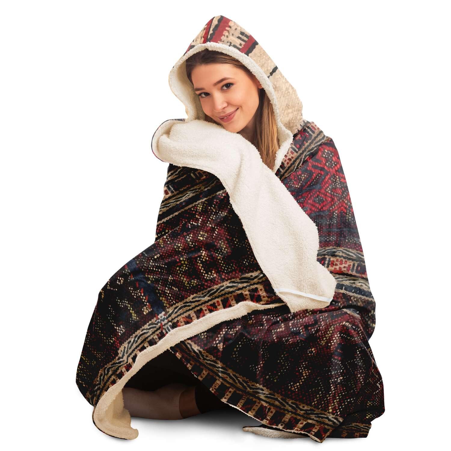 Hooded Blanket, Li Culture Traditional Textile Design