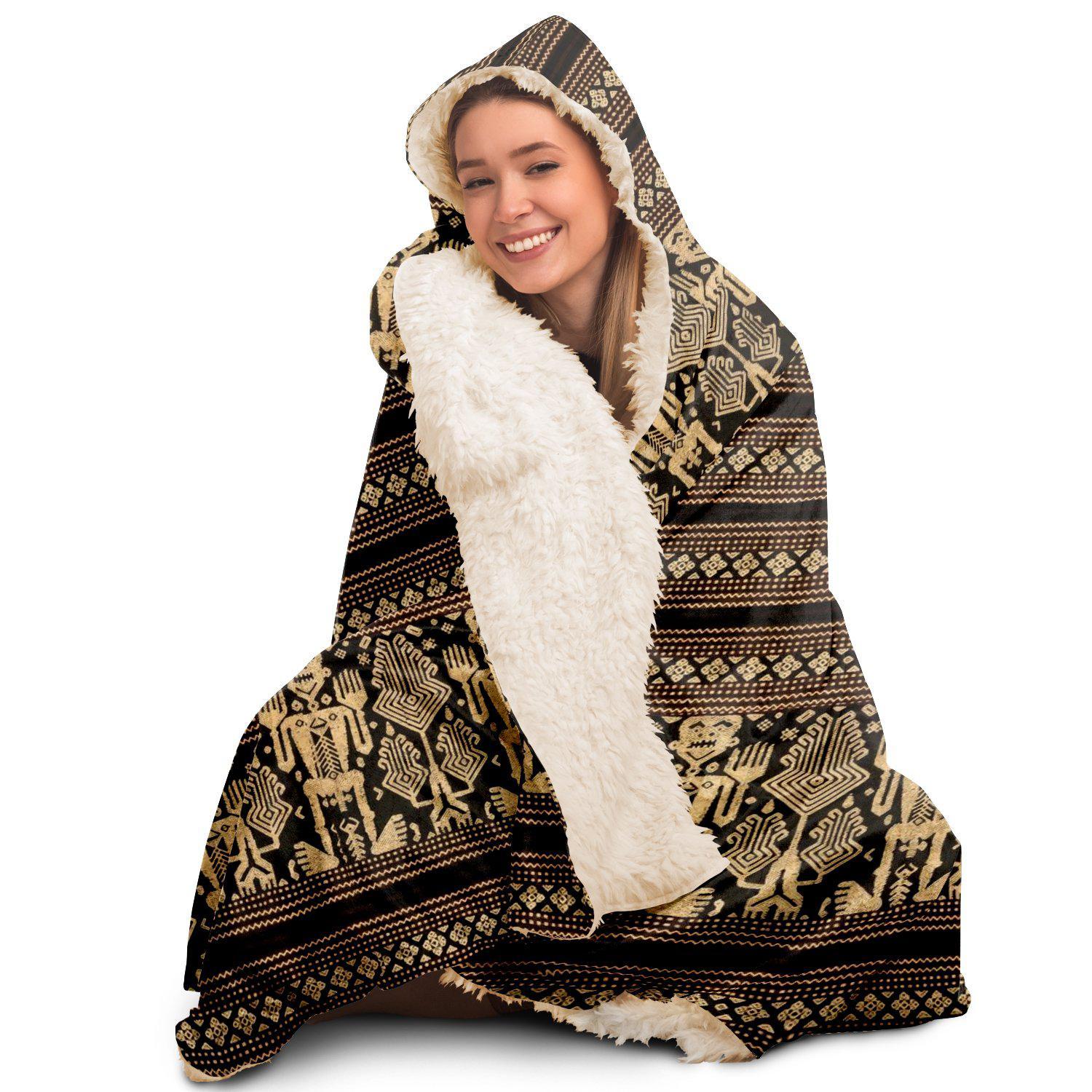 Hooded Blanket, Lombok Culture Traditional Indonesian Design