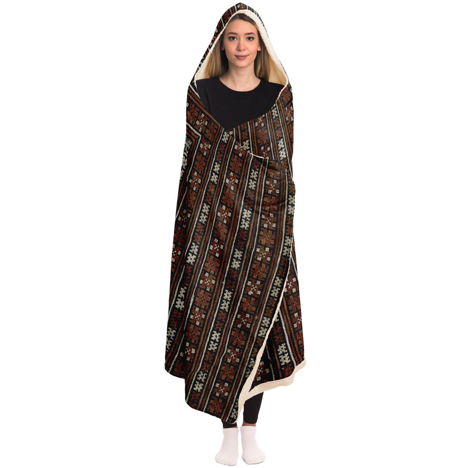 Hooded Blanket, Miao Culture Antique, Traditional Design