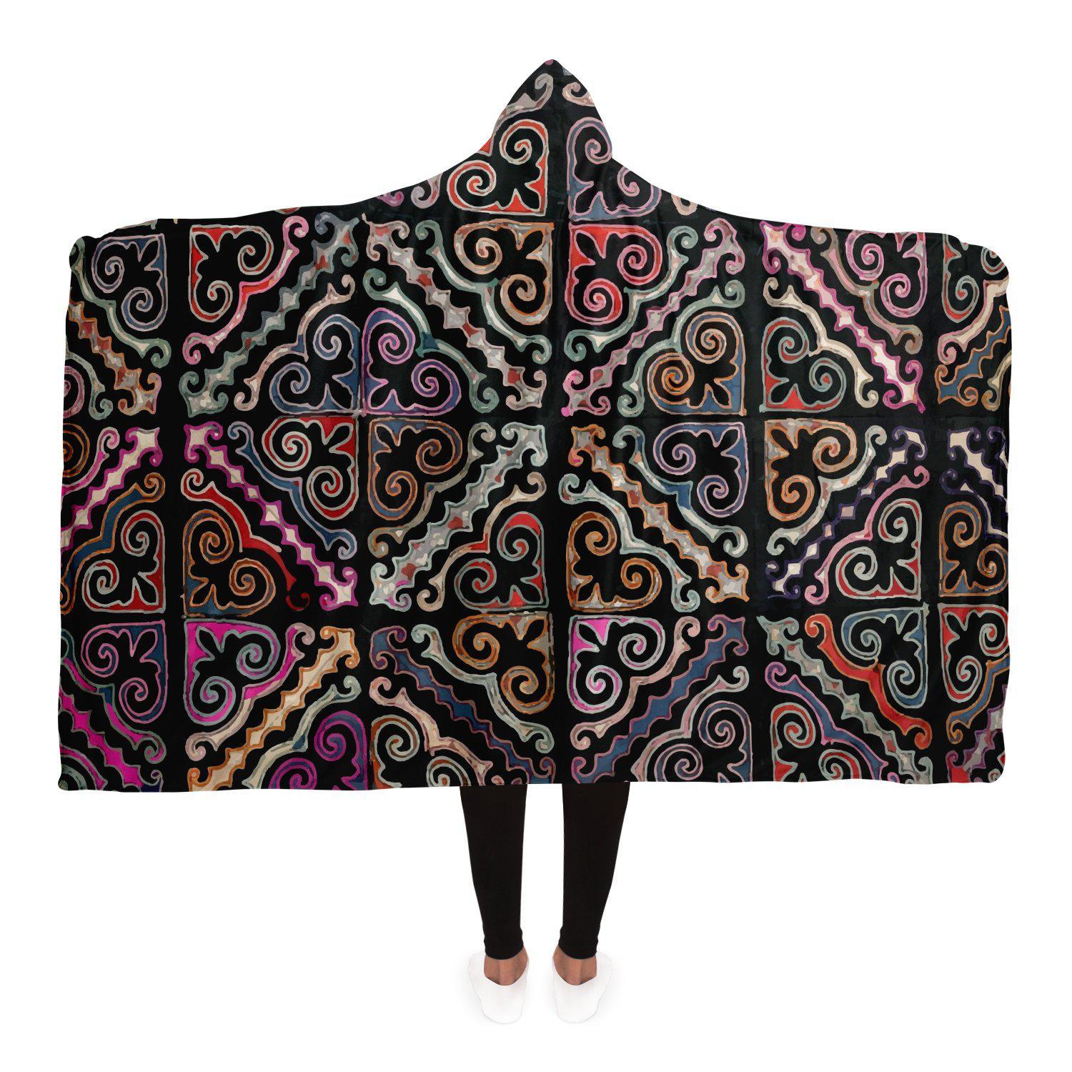 Hooded Blanket, Miao Culture Antique, Traditional Design
