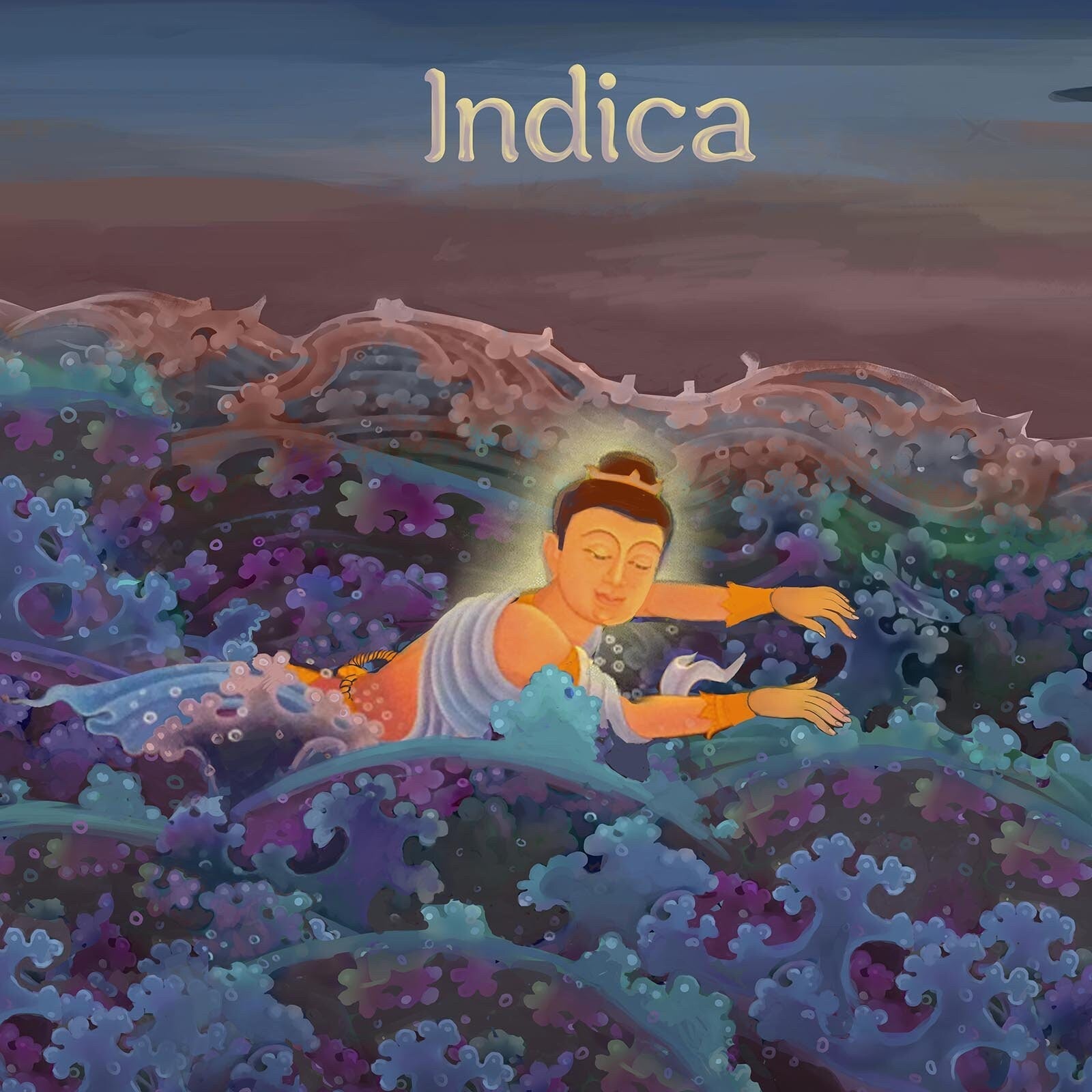 Indica Bodhisattva Kundalini Cannabis Buddhist 420 Weed Herb Ganja Zen Trippy T-Shirt