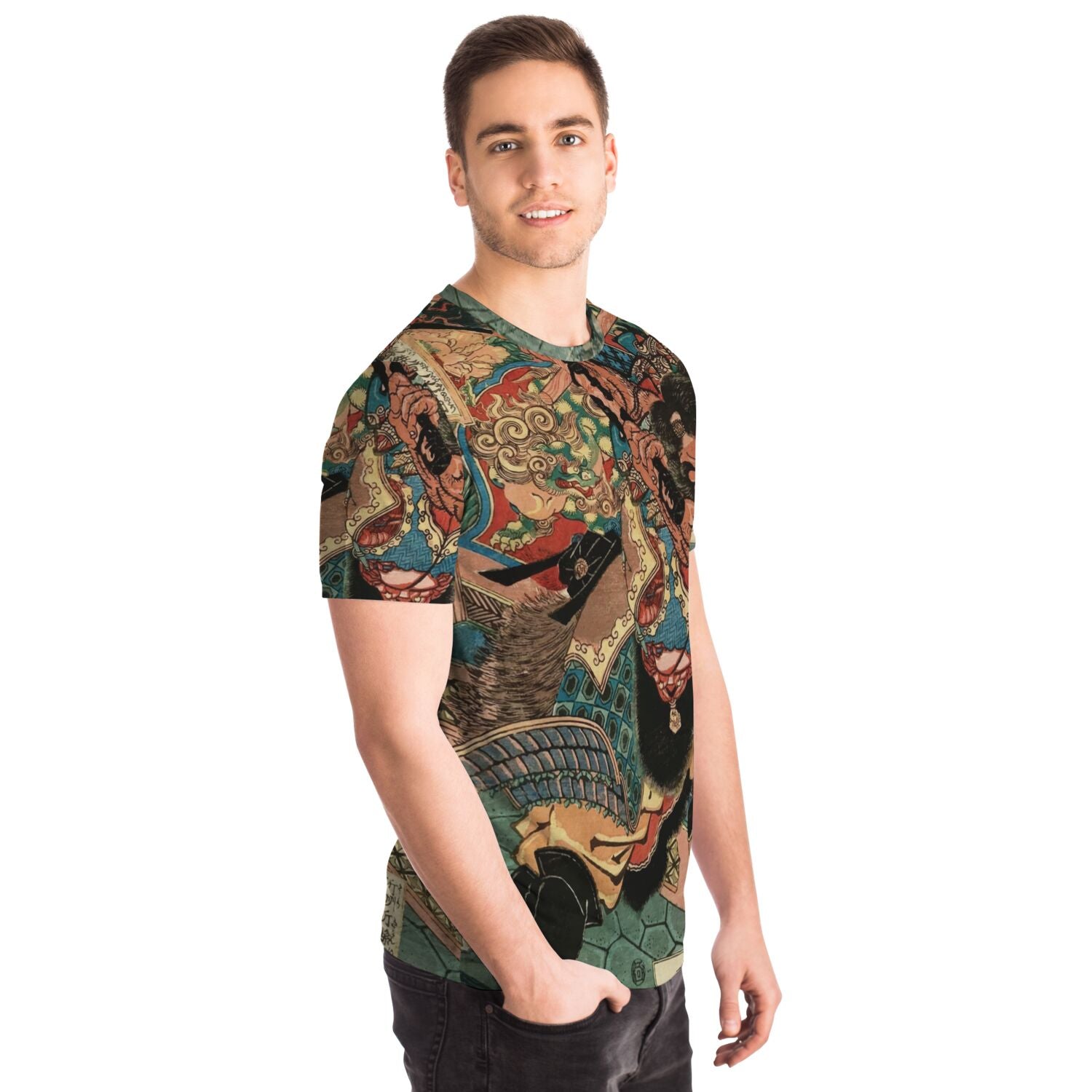 Iron Ox Lee | Taoist Chinese Martial Arts Master | Qigong, Tai Chi Qi, Kung Fu | Kuniyoshi Vintage Graphic Art T-Shirt