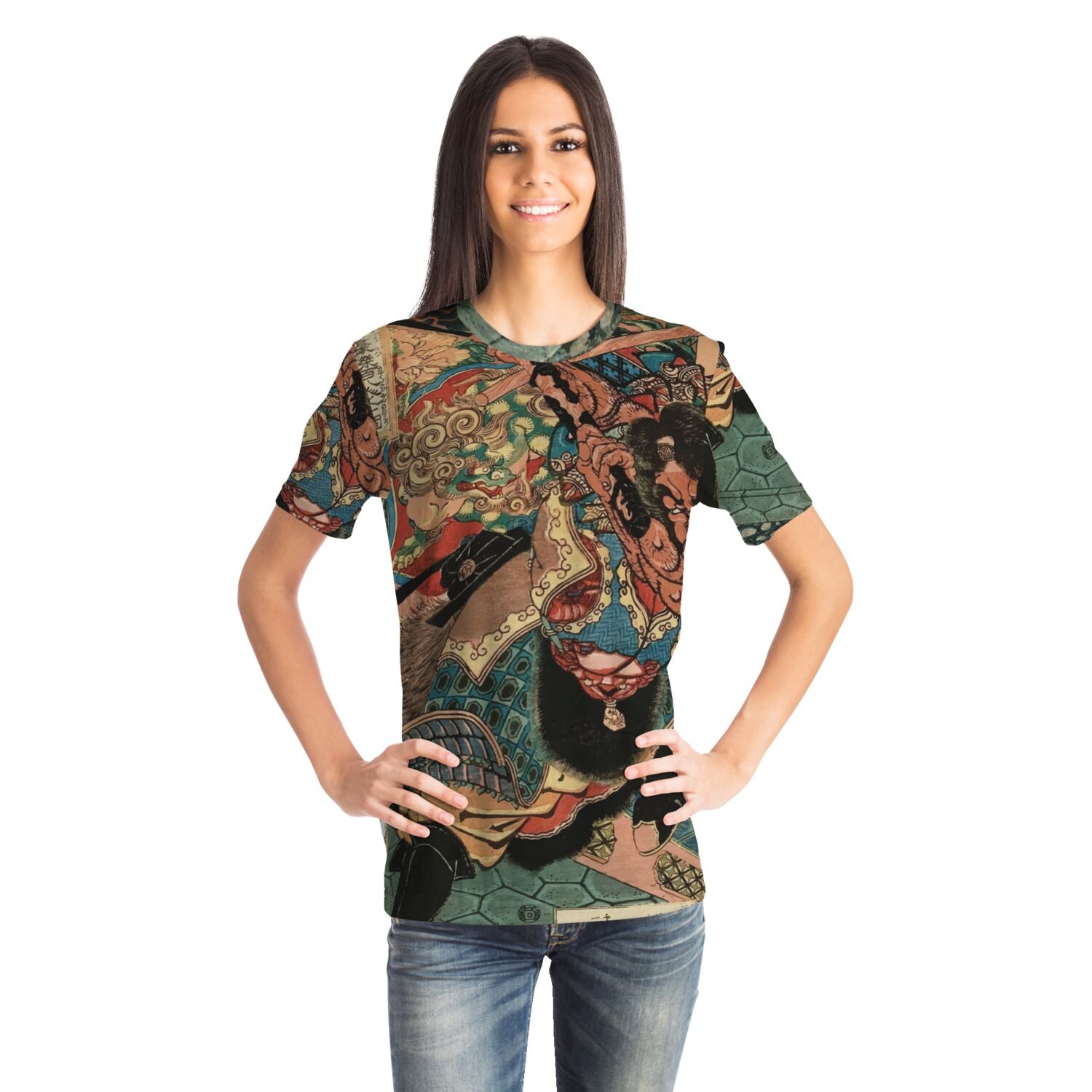 Iron Ox Lee | Taoist Chinese Martial Arts Master | Qigong, Tai Chi Qi, Kung Fu | Kuniyoshi Vintage Graphic Art T-Shirt