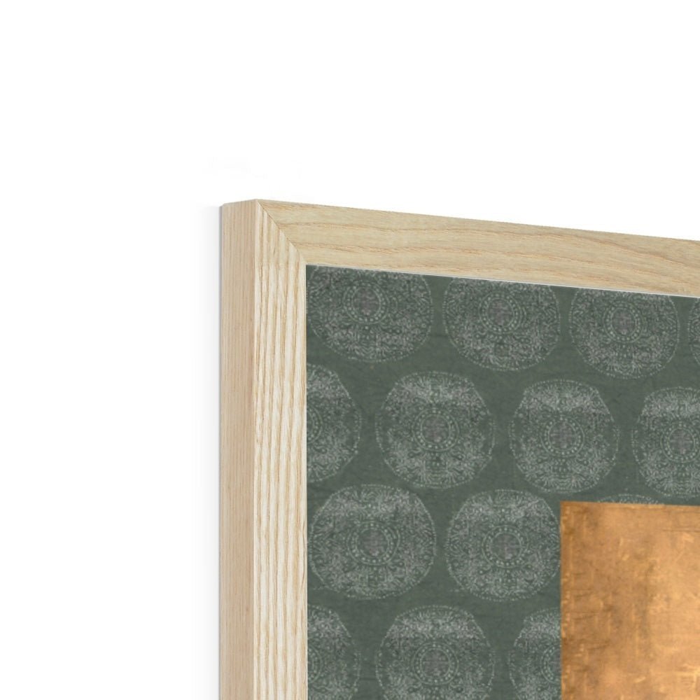 Japanese Thunder God Raijin | Classic Shinto Mythology and Japan Framed Art Print