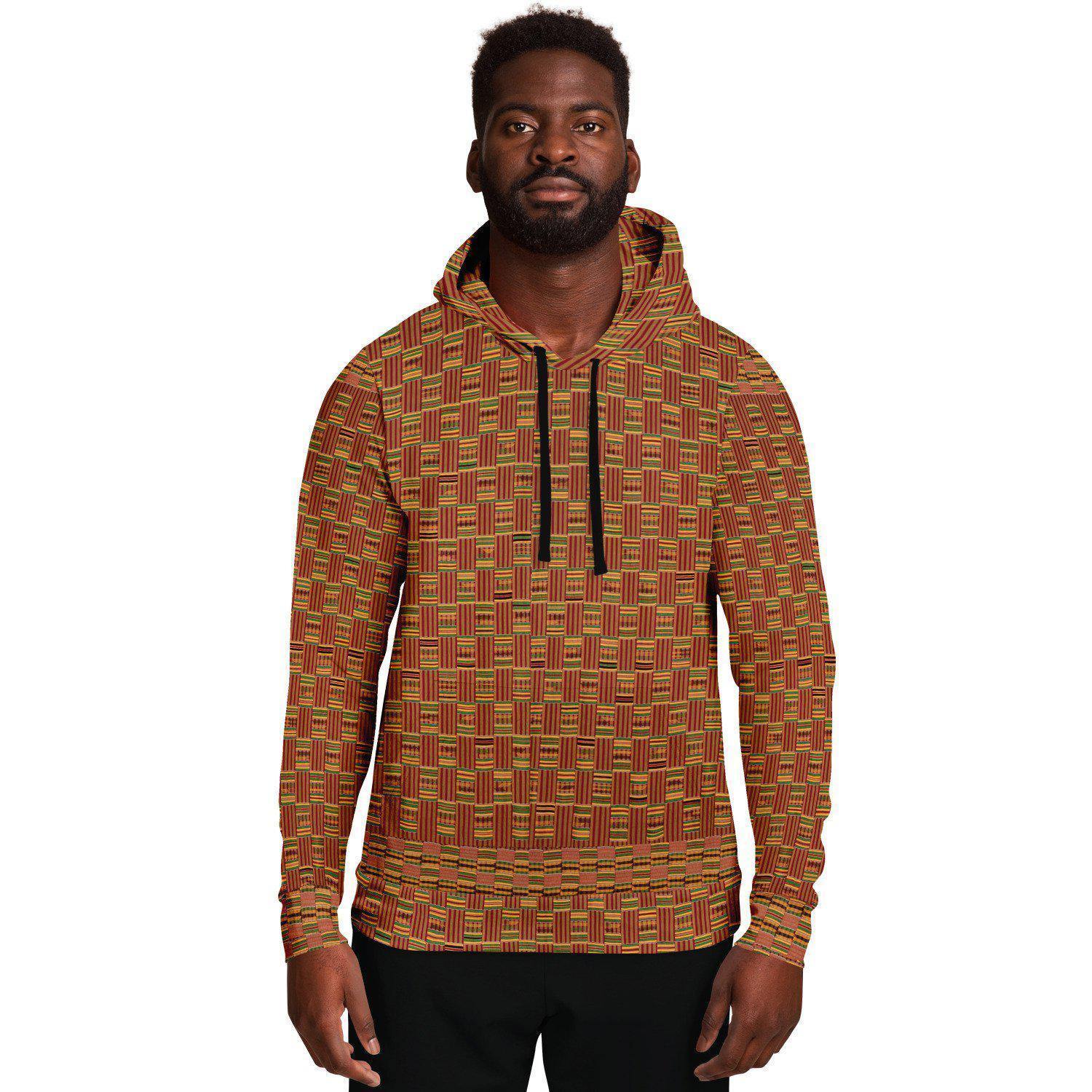 Kente Cloth Inspired (Ghana) | Unisex Tribal Hoodie