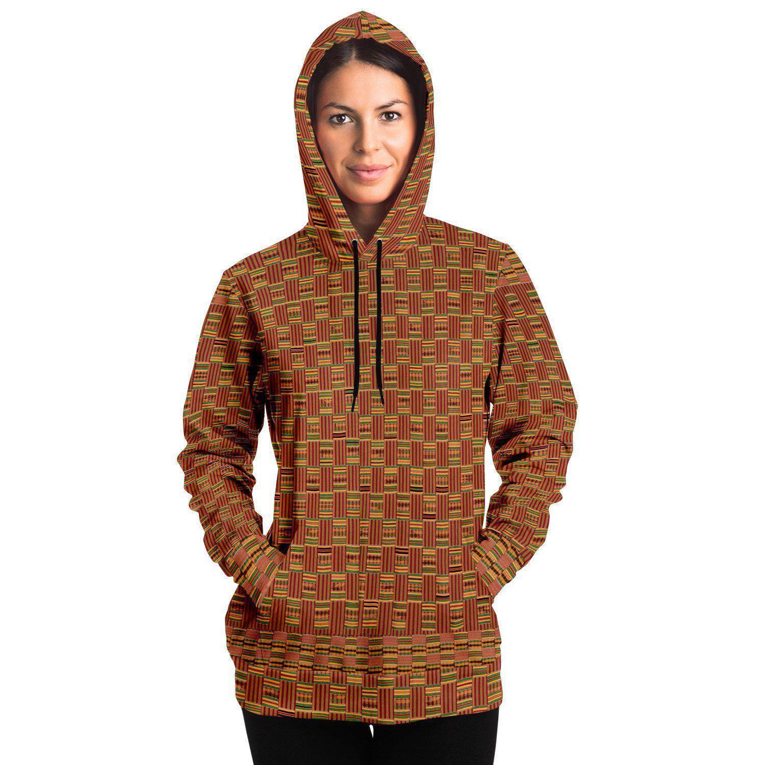 Kente Cloth Inspired (Ghana) | Unisex Tribal Hoodie
