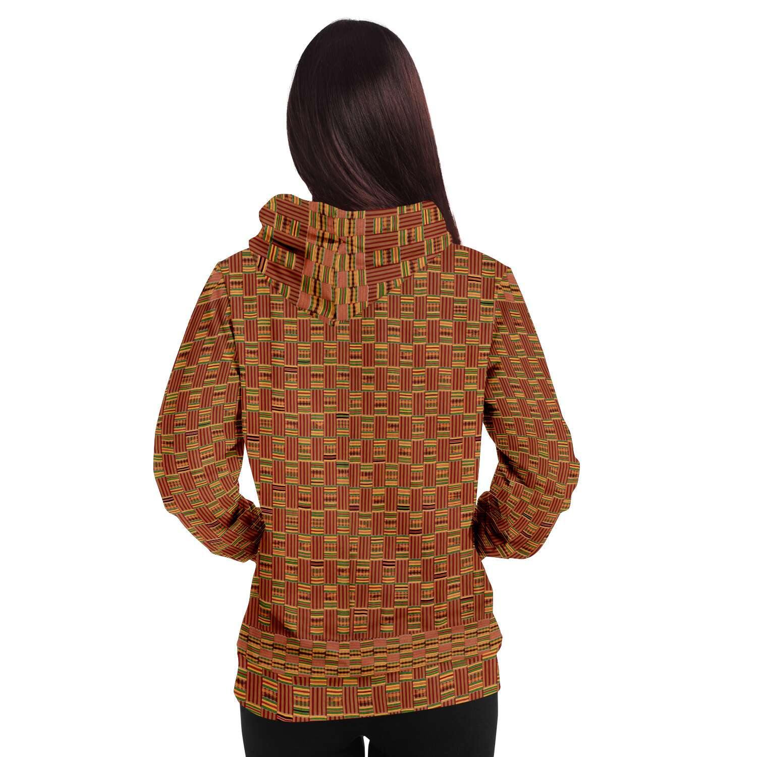 Kente Cloth Inspired (Ghana) | Unisex Tribal Hoodie