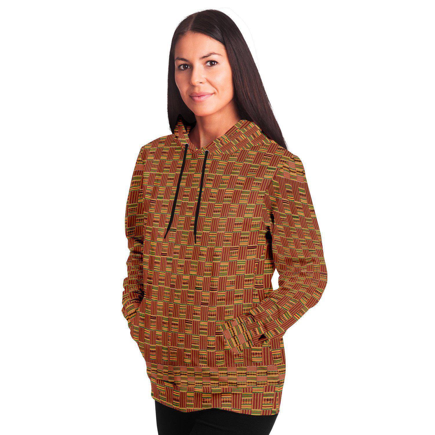 Kente Cloth Inspired (Ghana) | Unisex Tribal Hoodie