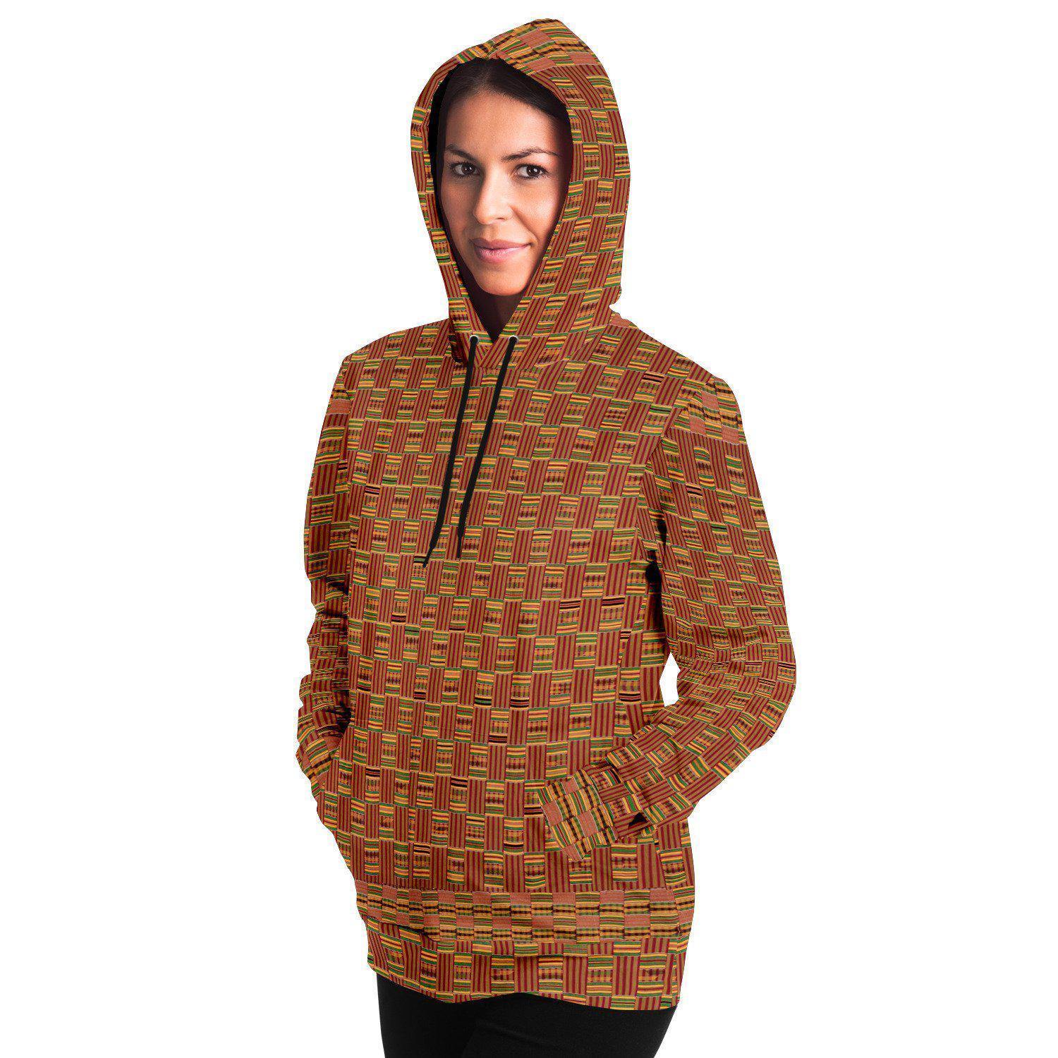 Kente Cloth Inspired (Ghana) | Unisex Tribal Hoodie