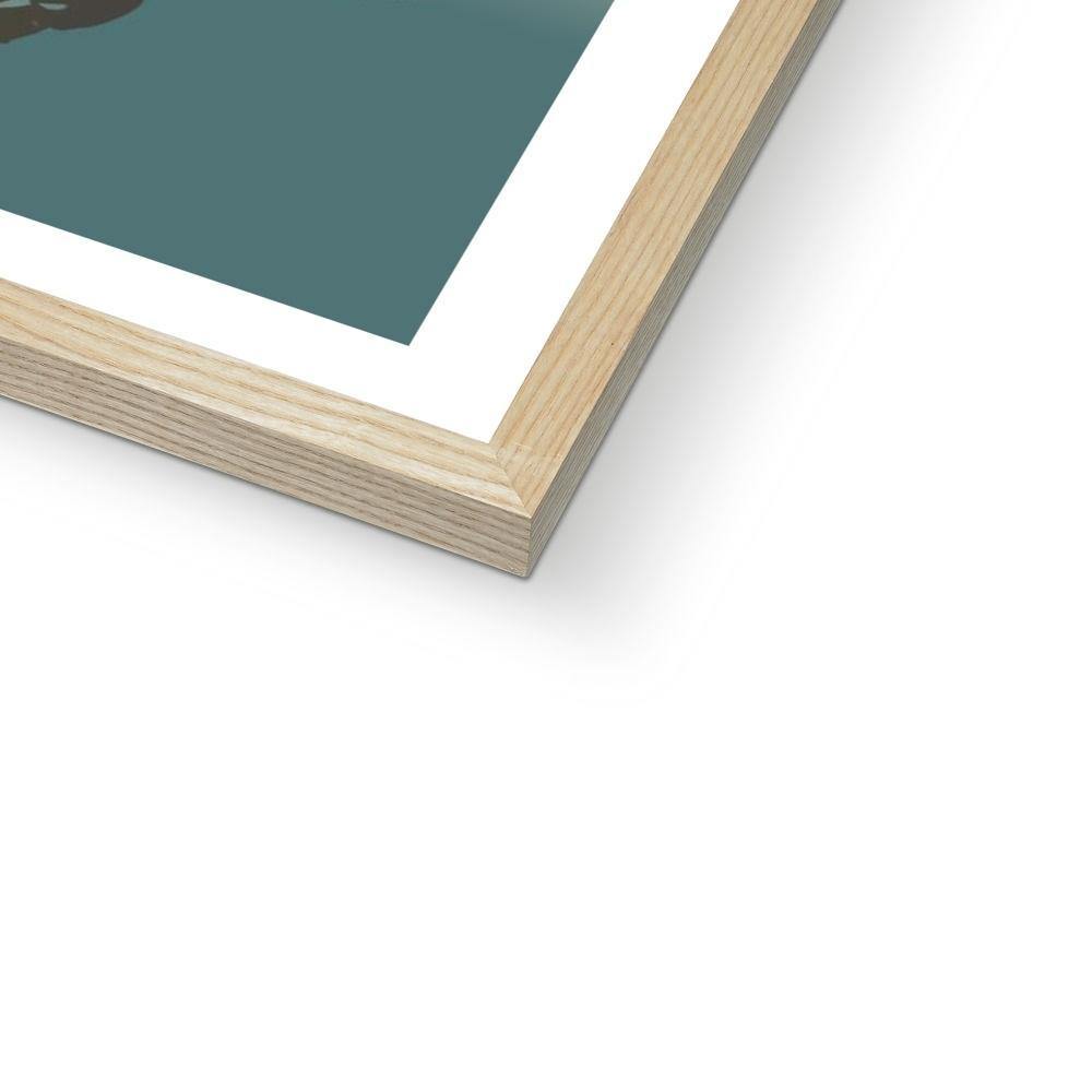 KONJIN CHOGORO FIGHTING AGAINST THE BLUE MONSTER OF KONGO-JIN | Framed Print