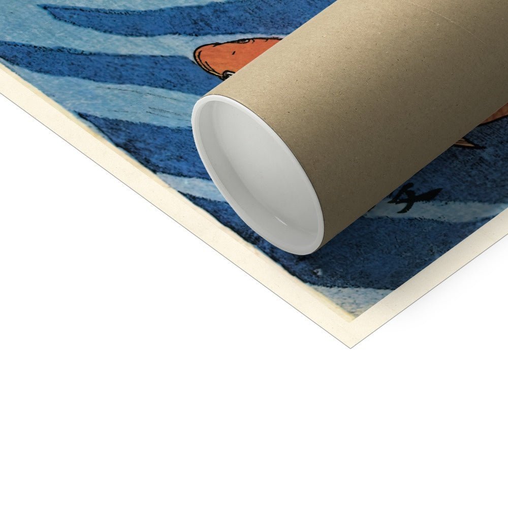 Kuniyoshi Utagawa, Octopus, Red Fish Ukiyo-e Antique Vintage Woodblock Print Marine Life Ocean Creatures Japan Fine Art Print