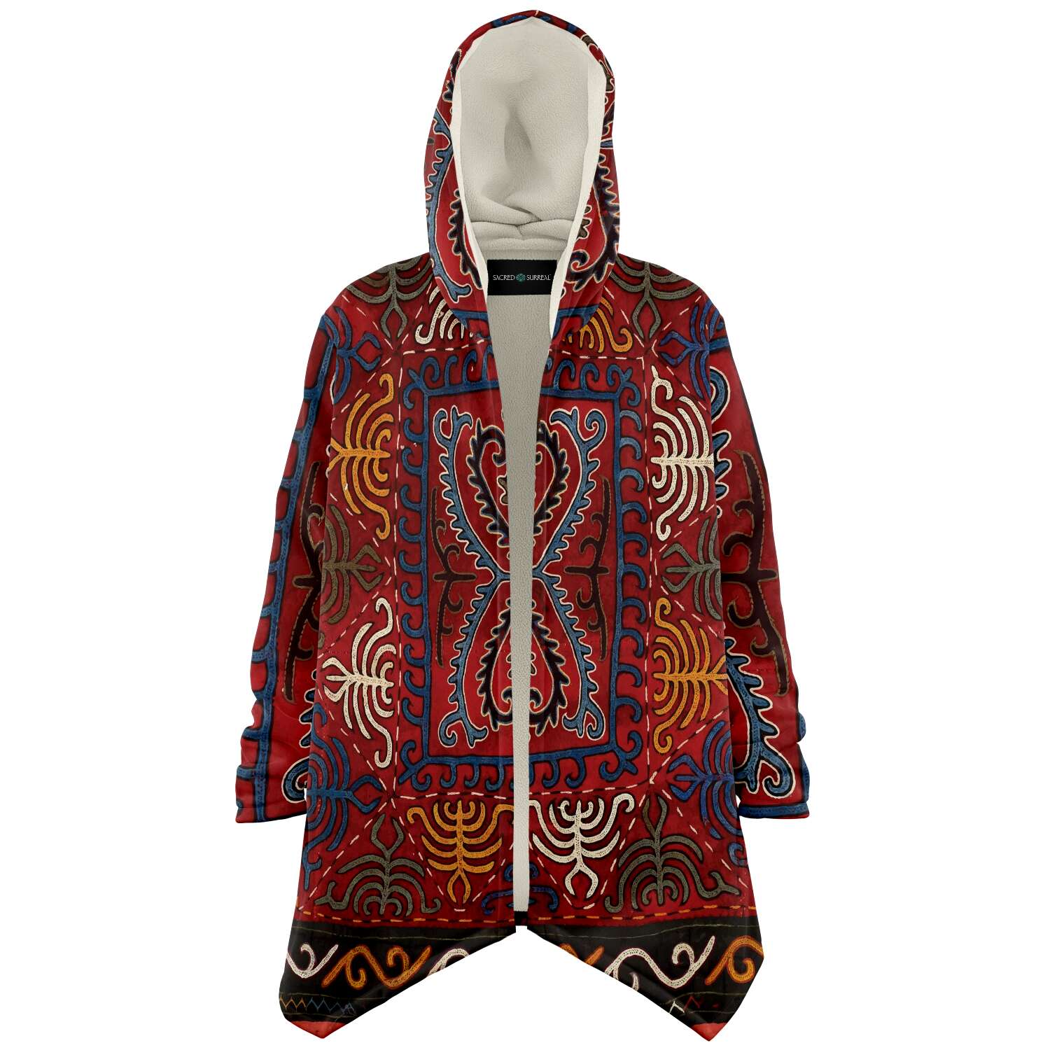Kyrgyz Traditional Design (Central Asia) Tribal Modern Dream Cloak