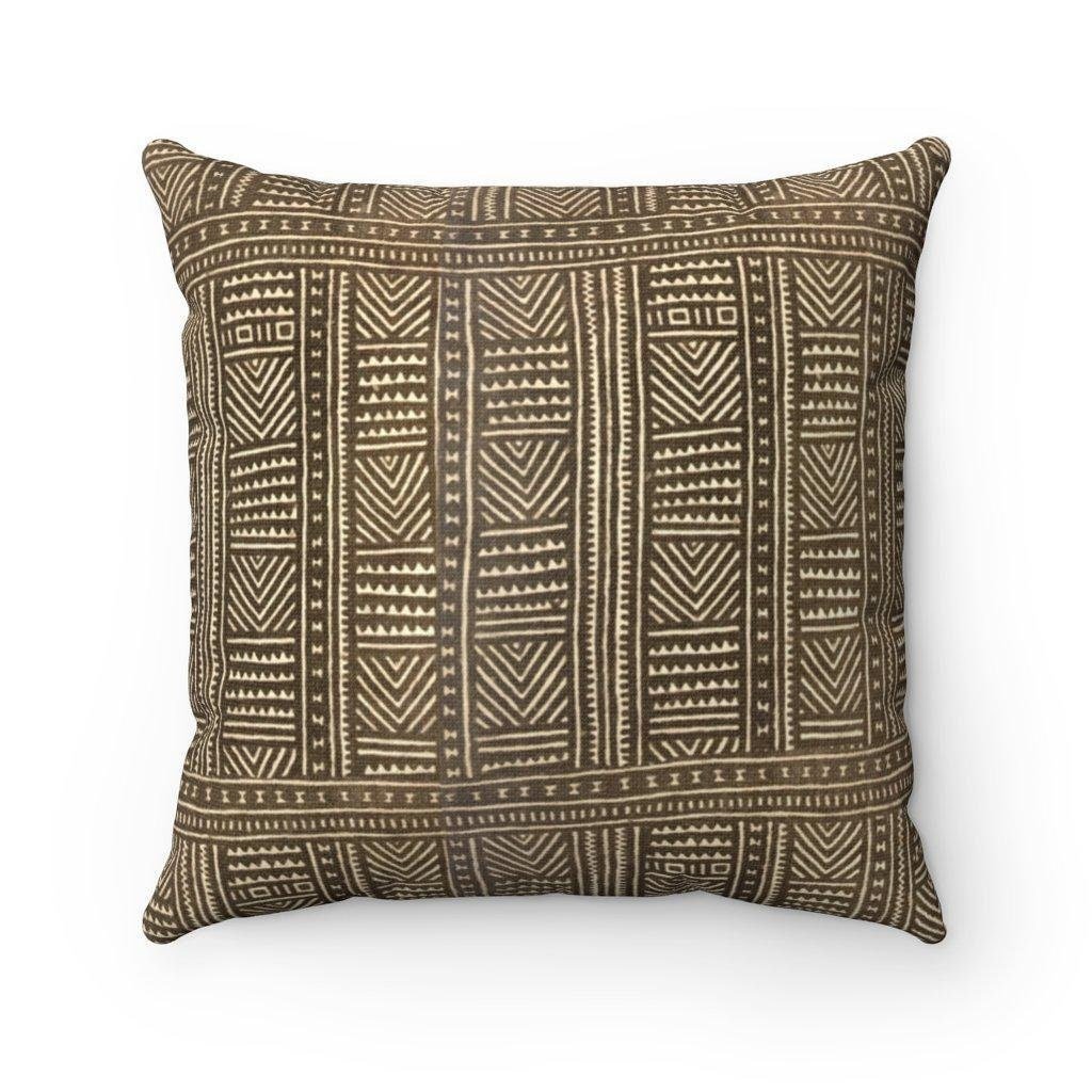 Tribal Pillow Mali-Mudcloth Inspired African Tribal Pillow Kuba Kilim Boho Kente Pillow Various Sizes