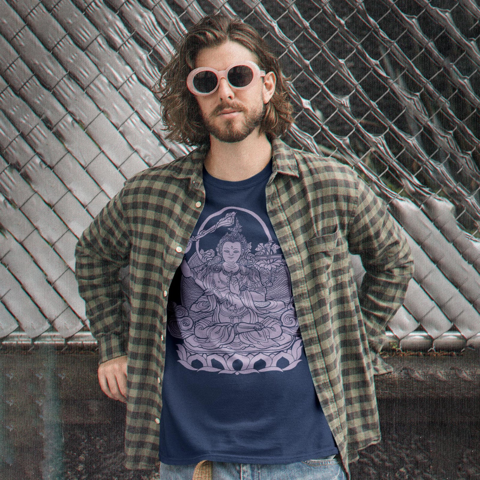 Manjusri Bodhisattva Buddhist Mahayana Zen | Buddha Dharma Meditation | Vipassana Mindfulness Gift Zazen T-Shirt