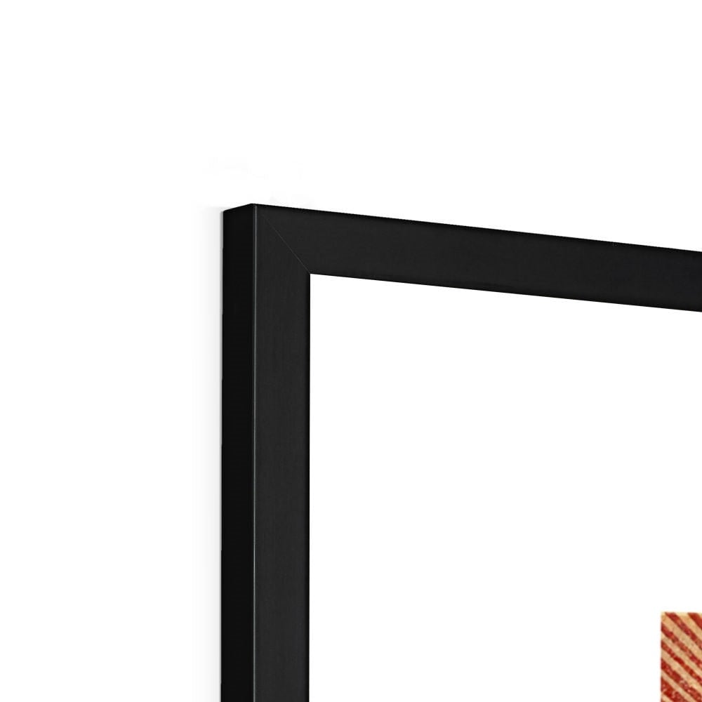 Nitta No Shiro Tadatsune Encountering the Goddess of Mount Fuji In A Cave With Her Dragon, Japanese Edo Period Ukiyo-e Framed Fine Art Print