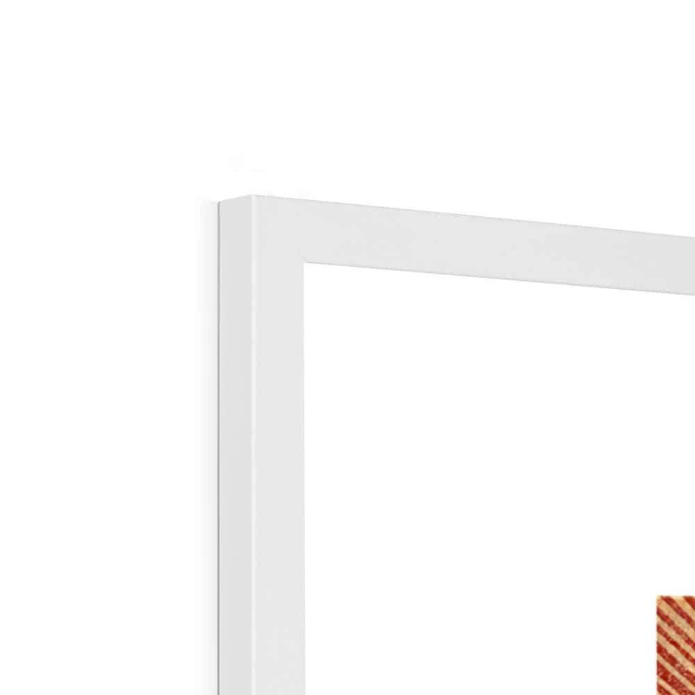 Nitta No Shiro Tadatsune Encountering the Goddess of Mount Fuji In A Cave With Her Dragon, Japanese Edo Period Ukiyo-e Framed Fine Art Print