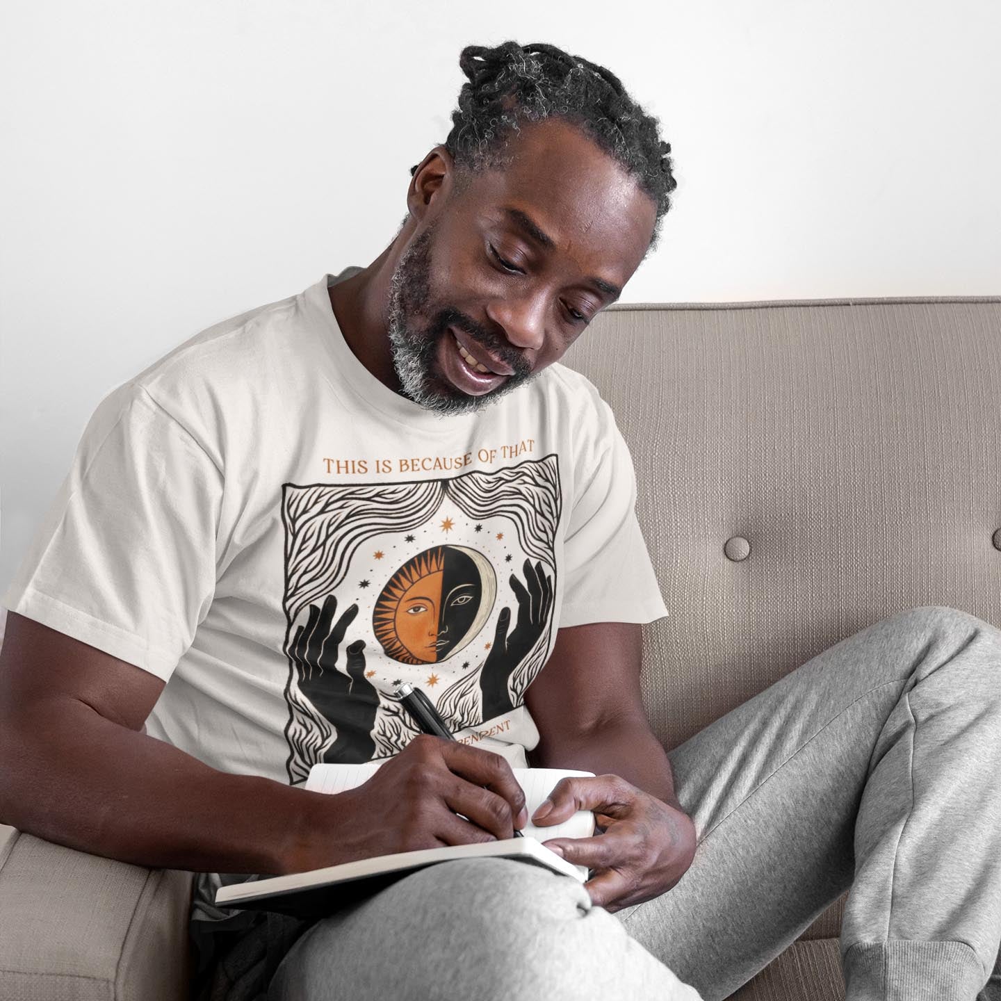 We Are Interdependent | Sun Moon Nature Nonduality | Love, Peace, Zen Interbeing, Wisdom T-Shirt