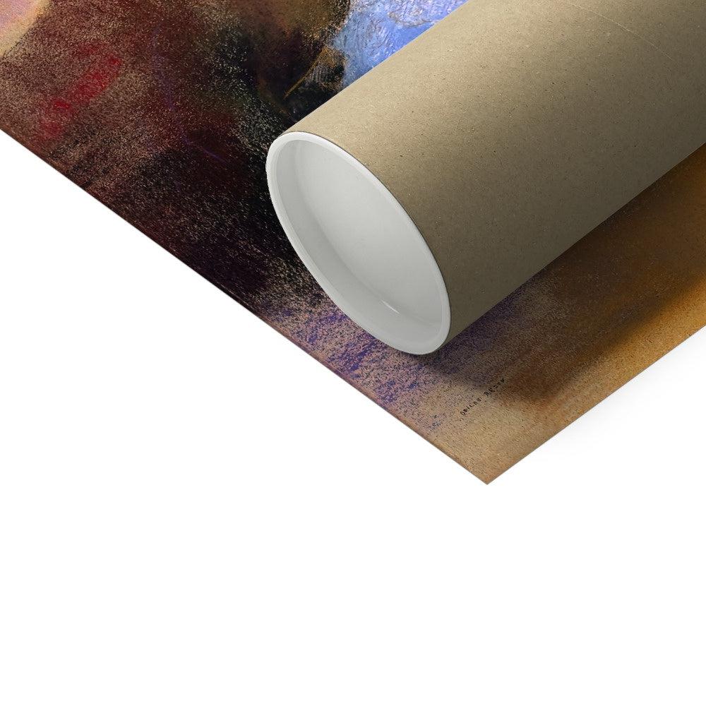 Purple Orpheus Painting | Odilon Redon Greek Mythology Tragedy | The Power of Music Symbolist Surreal Dreamlike Fine Art Print